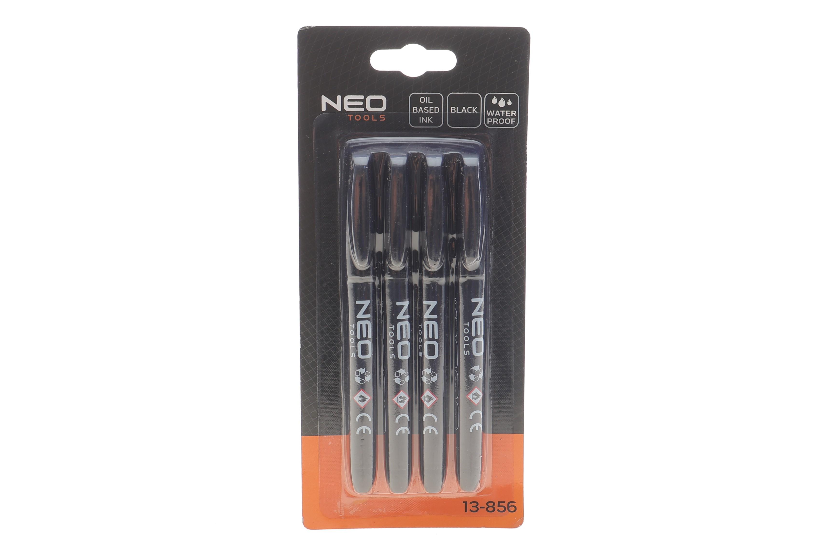 Набір маркерів (4шт) на масляній основі (чорний)