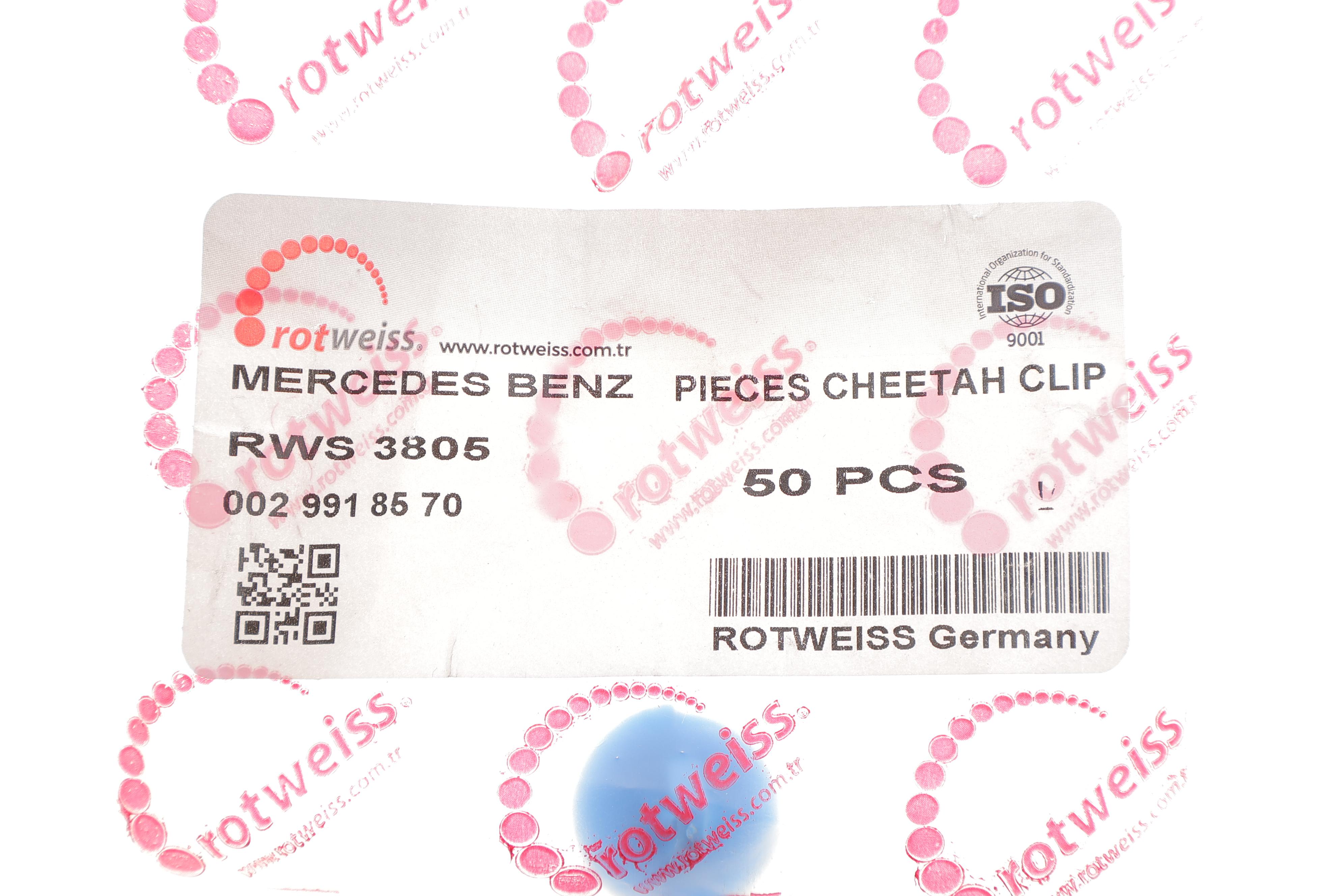 Клипса крепления молдинга MB Sprinter 906/VW Crafter 06-