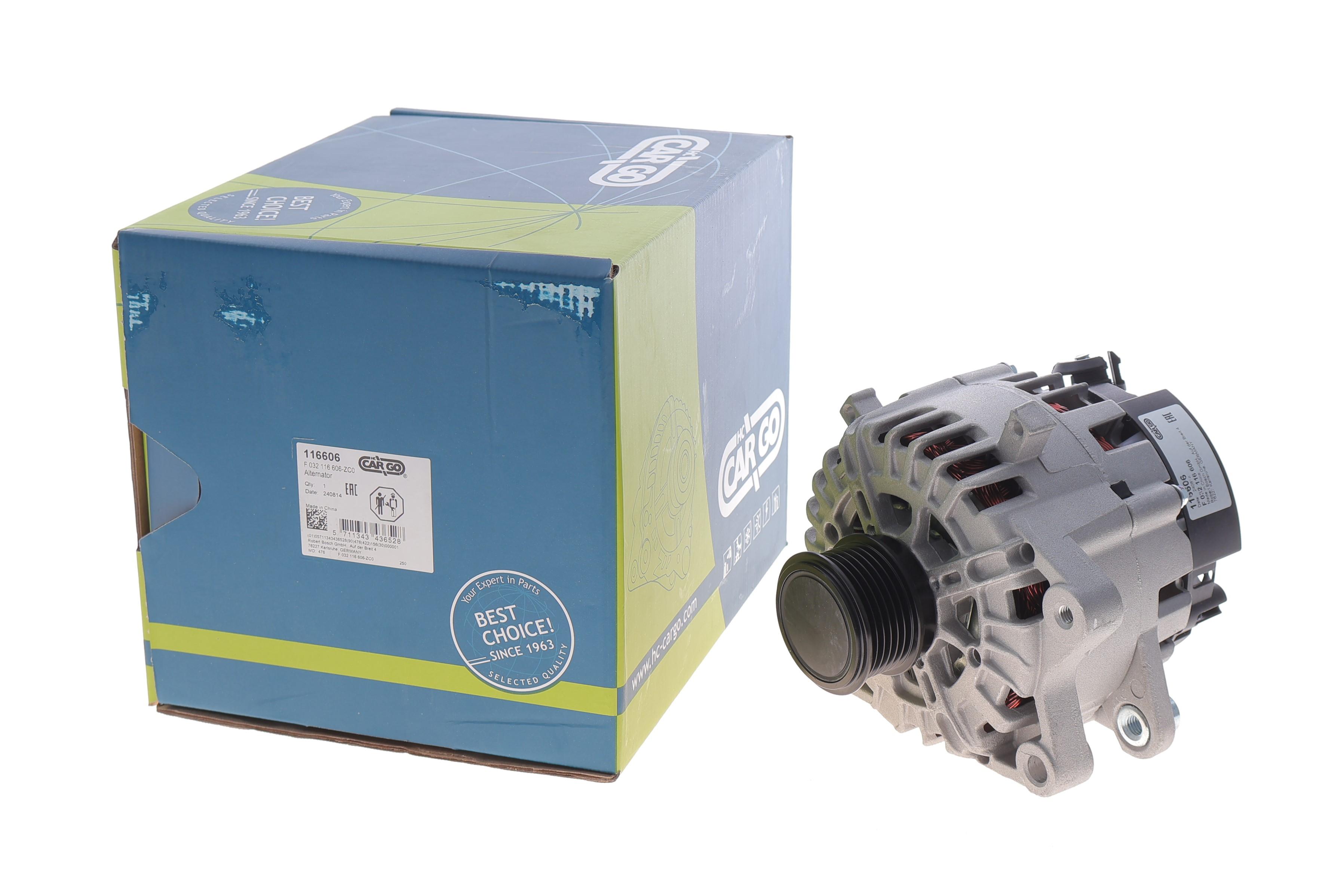 Генератор Ford Transit Custom 2.0 EcoBlue 15-23 (14V/240A) = 116606