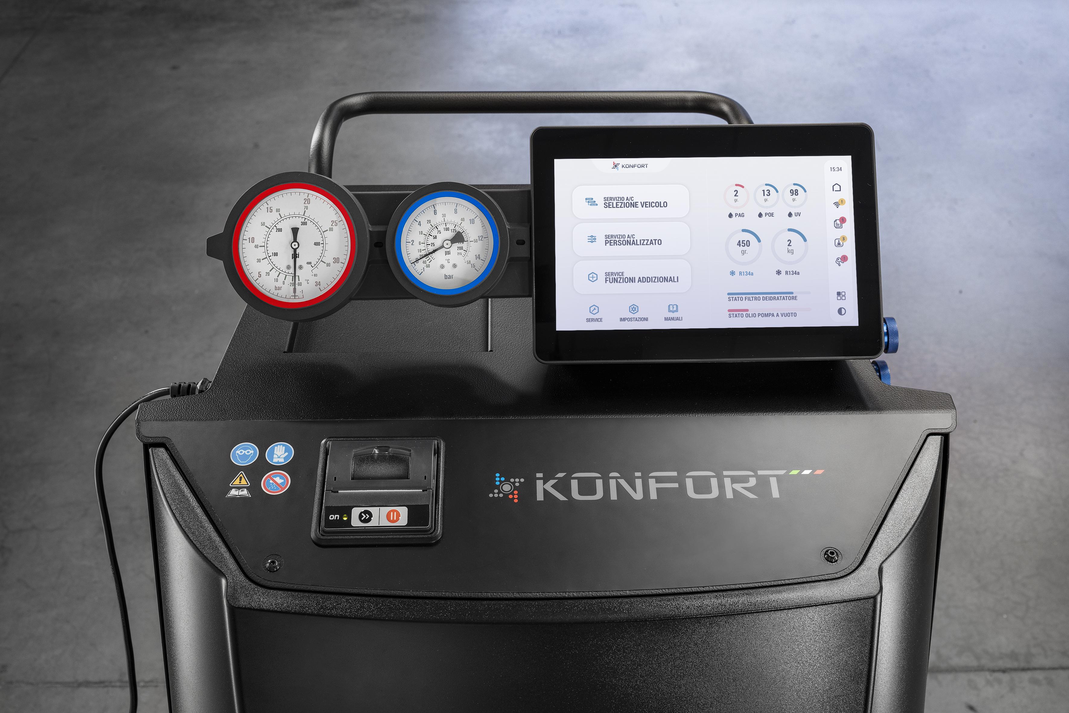 Пристрій автоматичного обслуговування кондиціонерів KONFORT 780 TOUCH BI-GAS R134a і R1234yf
