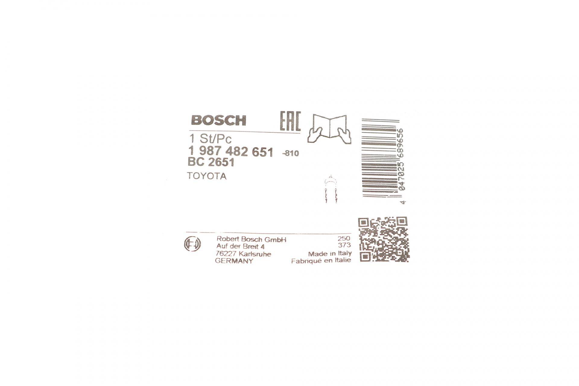 Трос ручника (передній) Toyota Auris 06-12 (L-340mm)