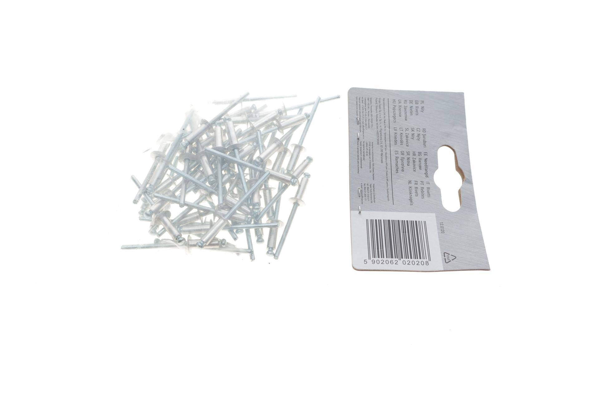 Заклепка Ø4х12,5 mm 50 од.