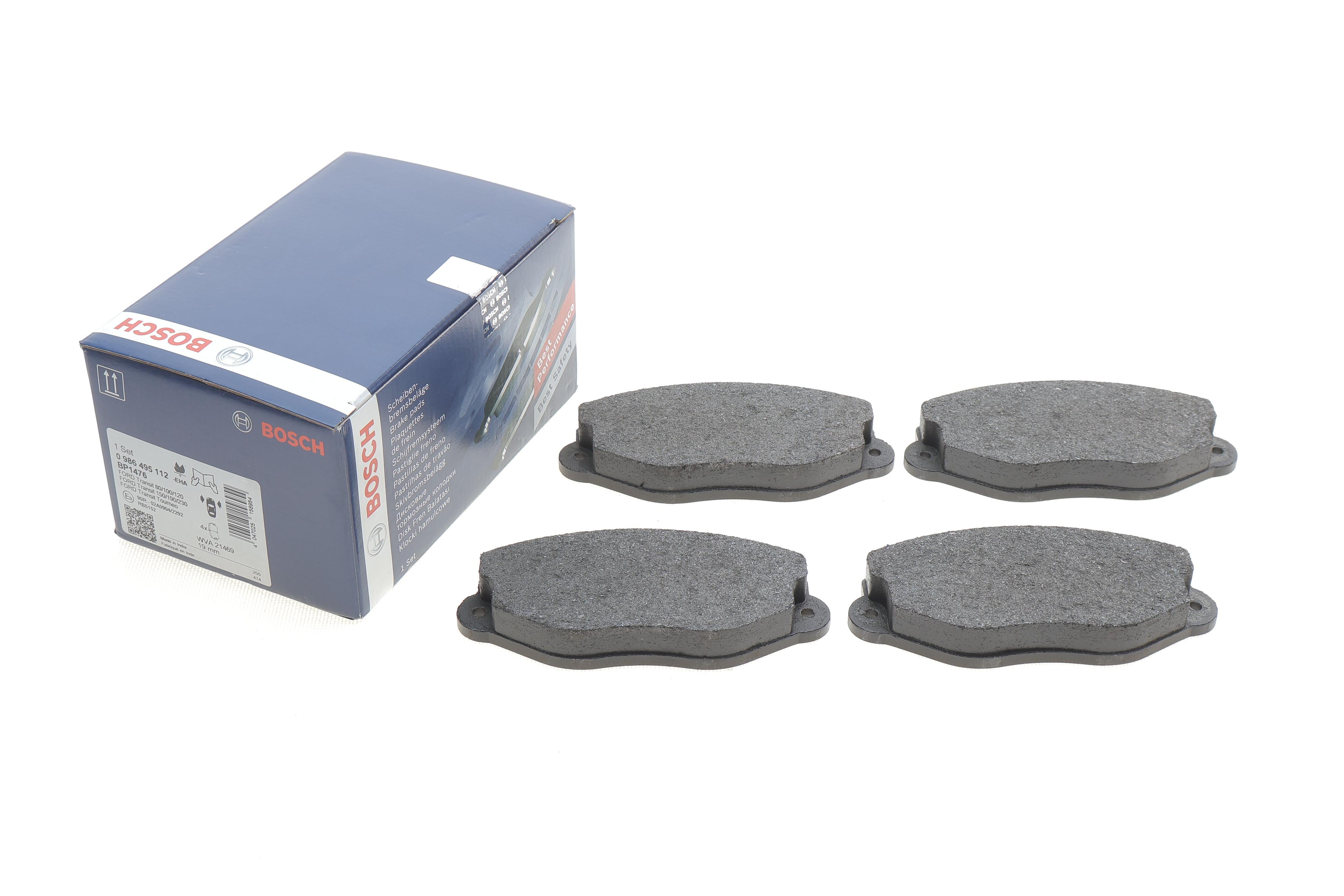 Колодки тормозные (передние) Ford Transit 91-00 15"