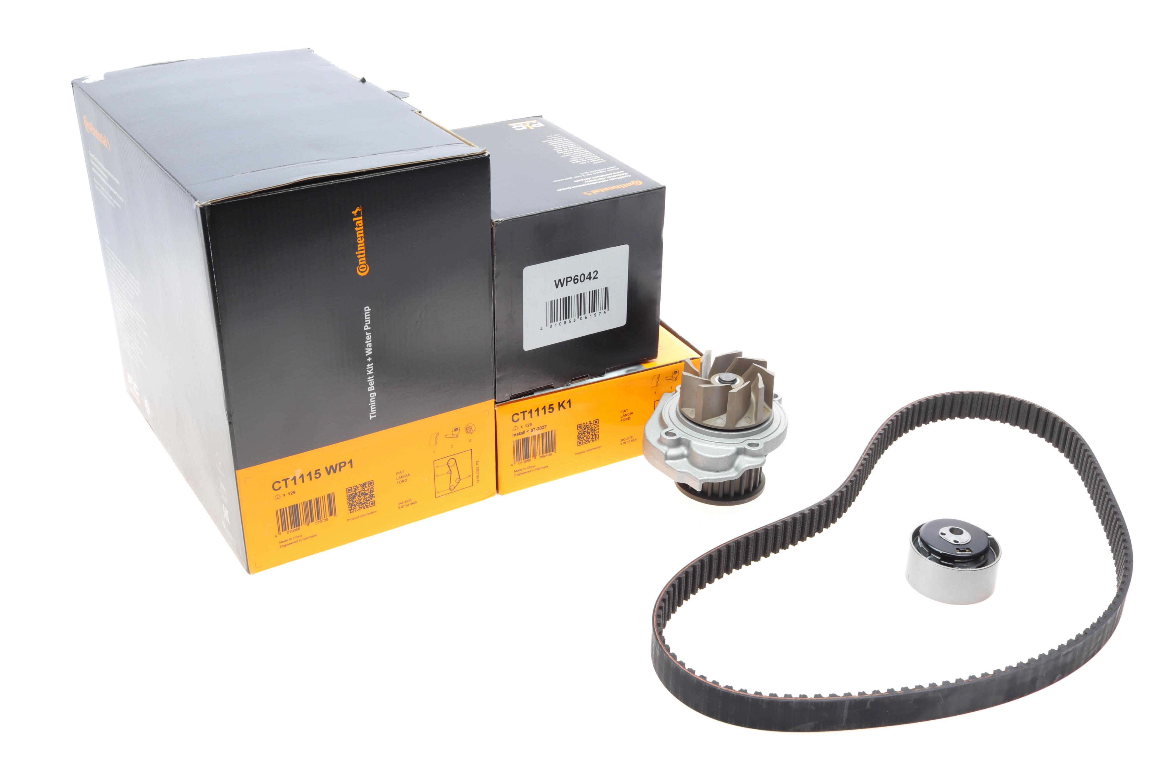 Комплект ГРМ + помпа Fiat Doblo/Fiorino 1.2-1.4 01- (22x129z)