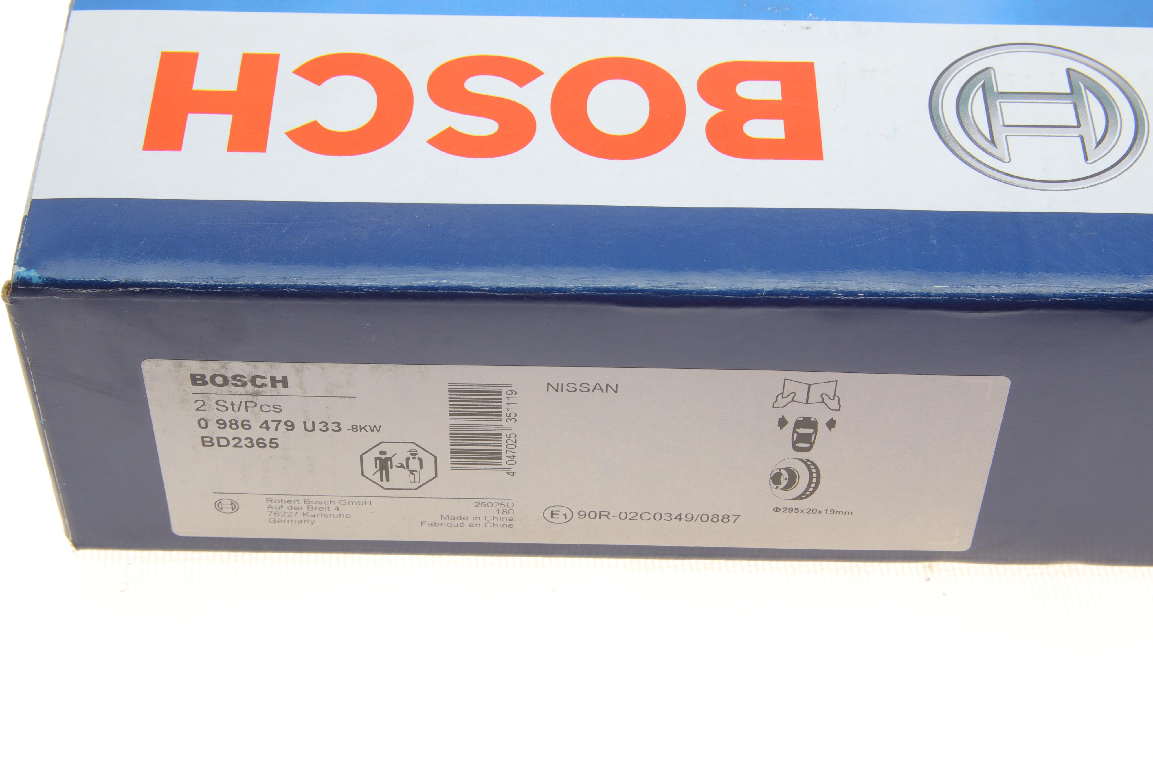 Диск гальмівний (передній) Nissan Patrol 2.8/3.2 TD-88 (295x20)