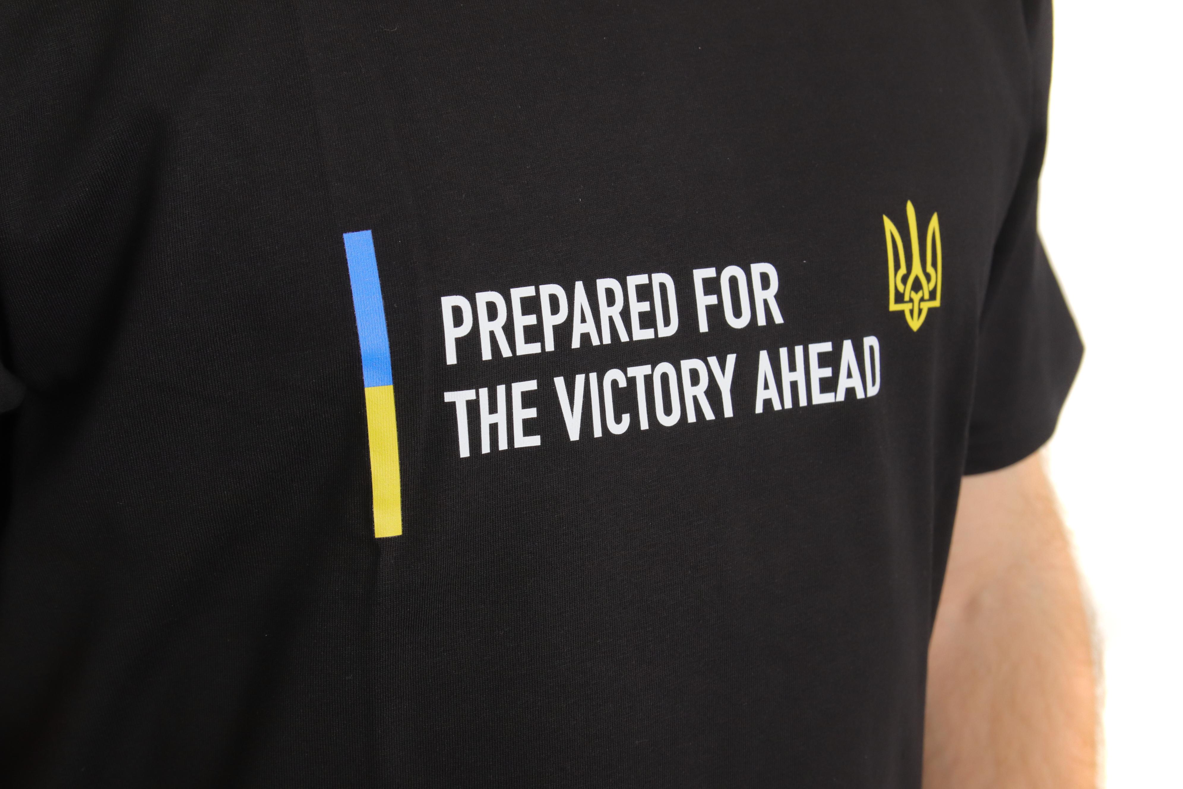 Футболка патріотична BM Parts, чорна, M (100% бавовна)