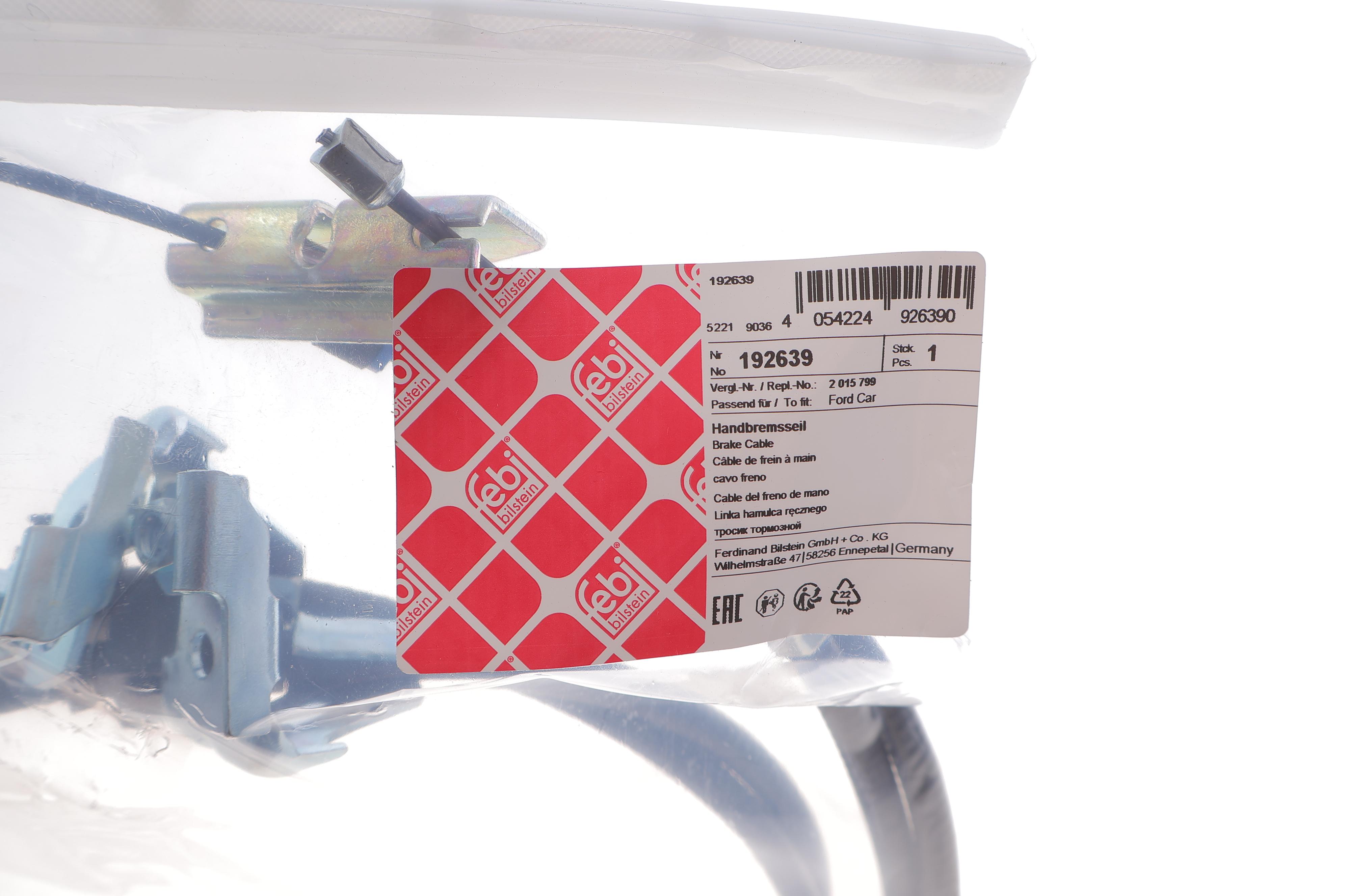 Трос ручника (задний) Ford Kuga 1.6/2.0 TDCi 13- (L=1926/2023mm)