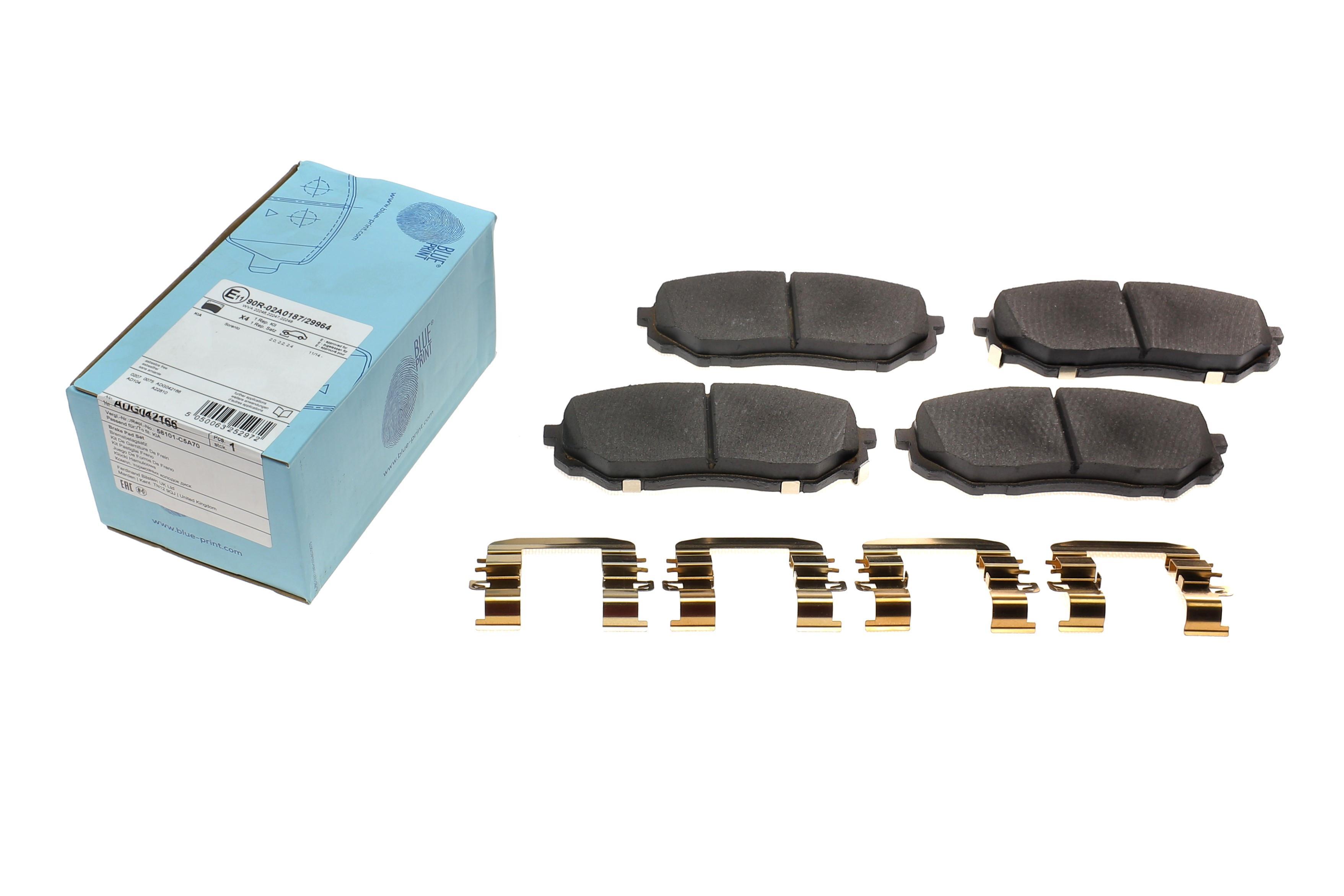 Колодки тормозные (передние) Hyundai Santa Fe IV/Kia Sorento 15- (к-кт)