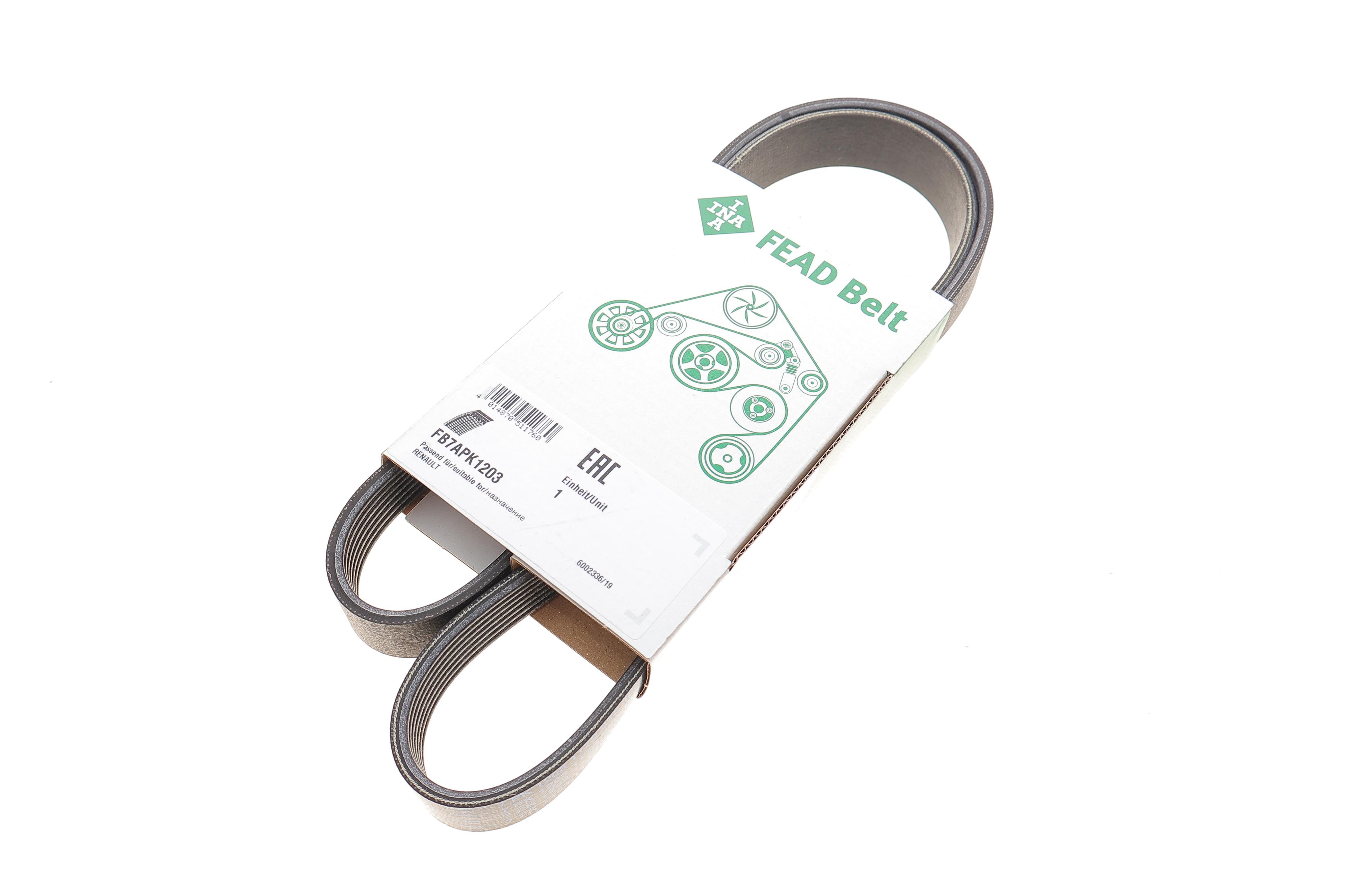 Ремень генератора Renault Scenic IV 1.5 dCi 16- (7PK1203)