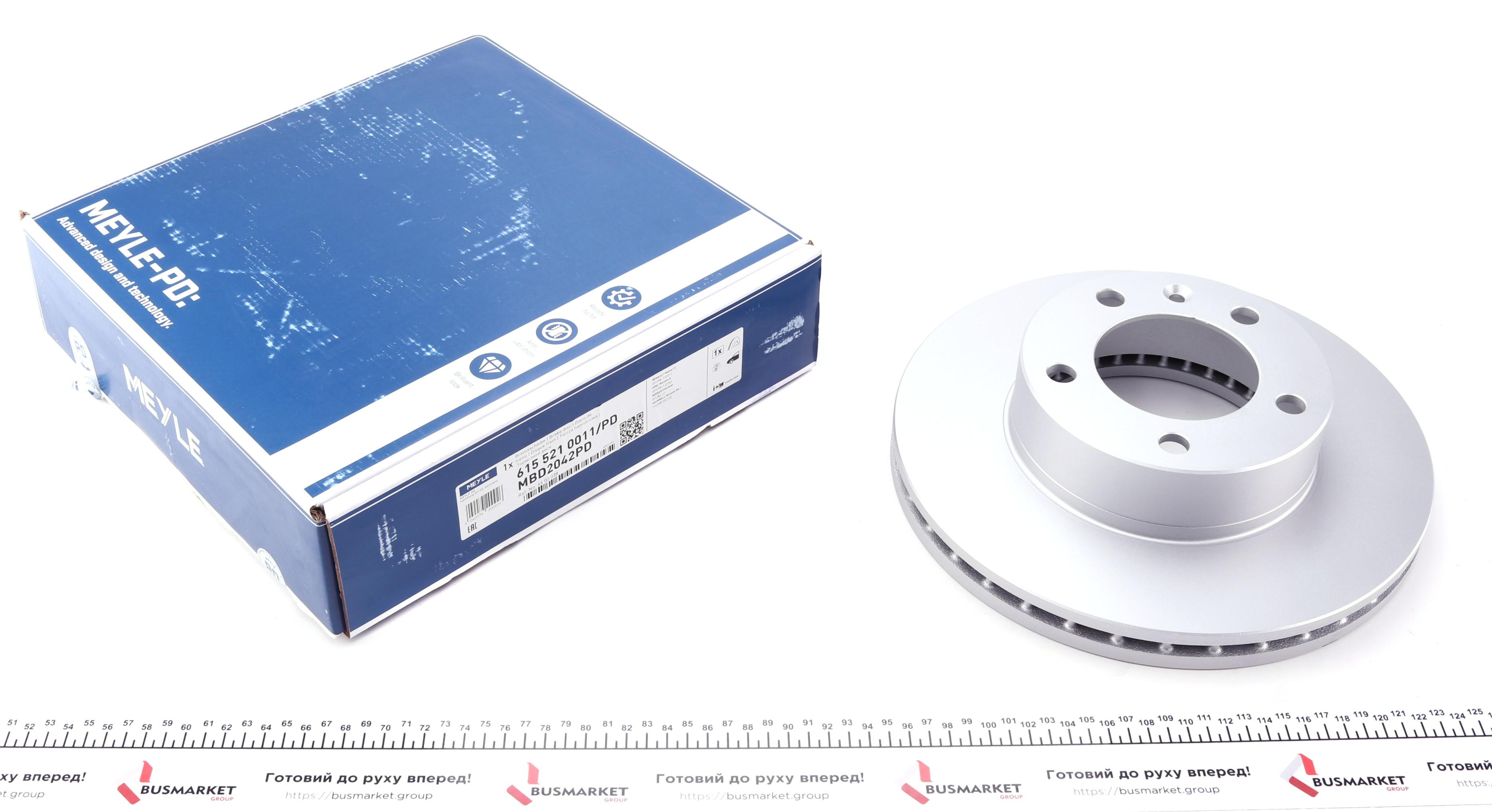 Диск гальмівний (передній) Renault Master/Opel Movano 98- (305,5x28) (R16)