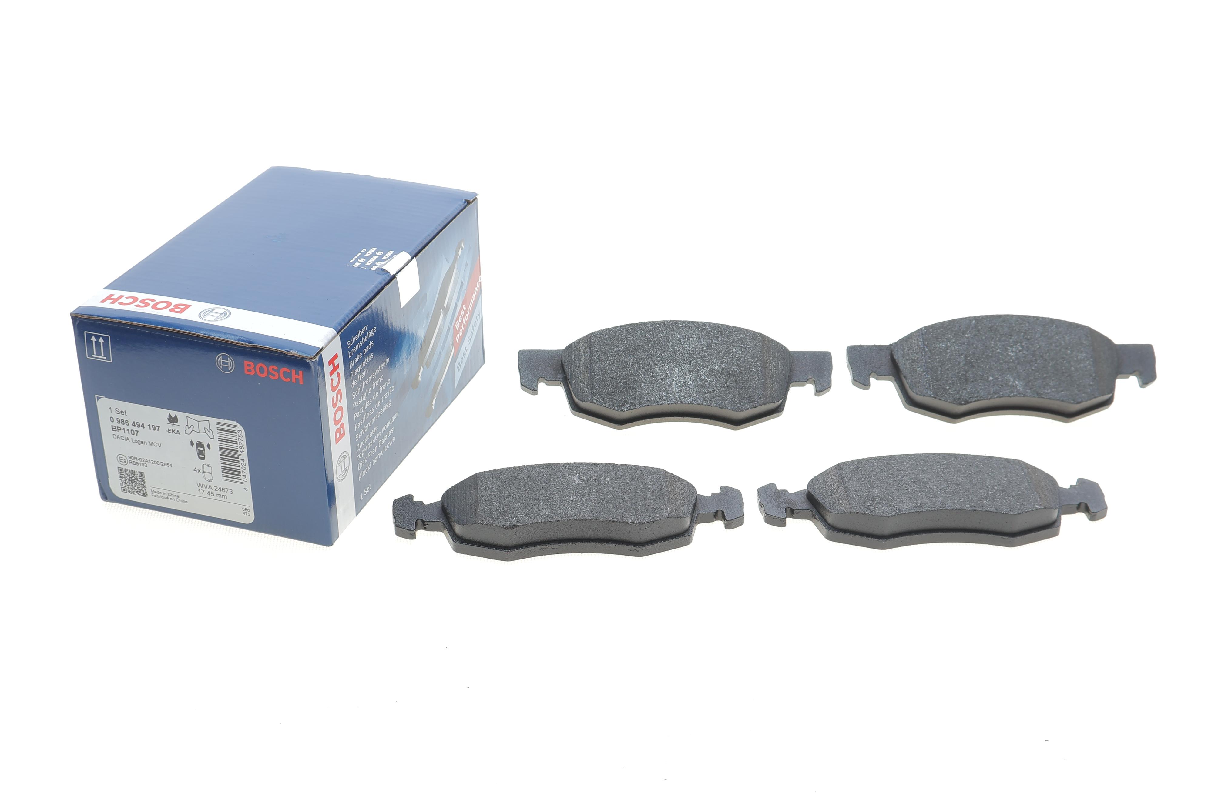 Колодки тормозные (передние) Renault Logan/Dacia Logan 04-/Sandero 10-/Lada Largus 12-