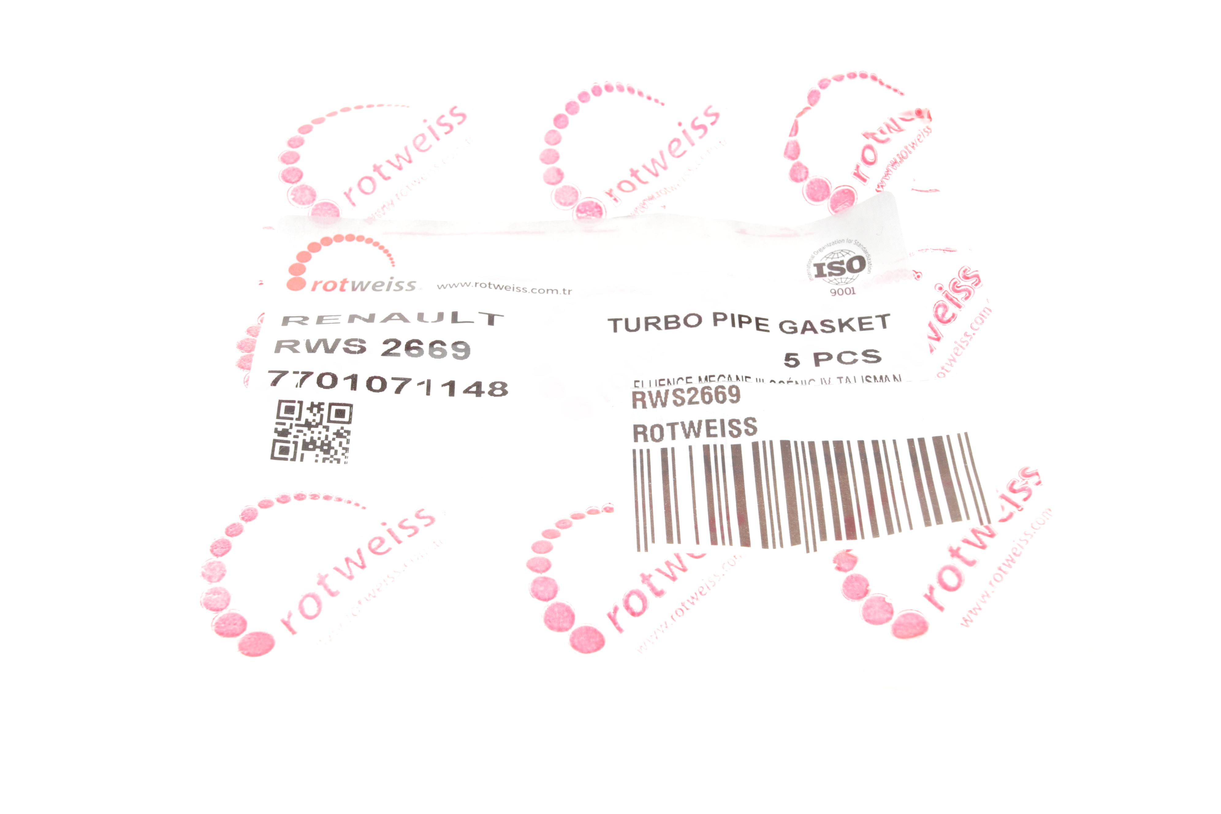 Прокладка патрубка інтеркулера ущільнююча Renault Megane III/IV 1.5dCi 08-