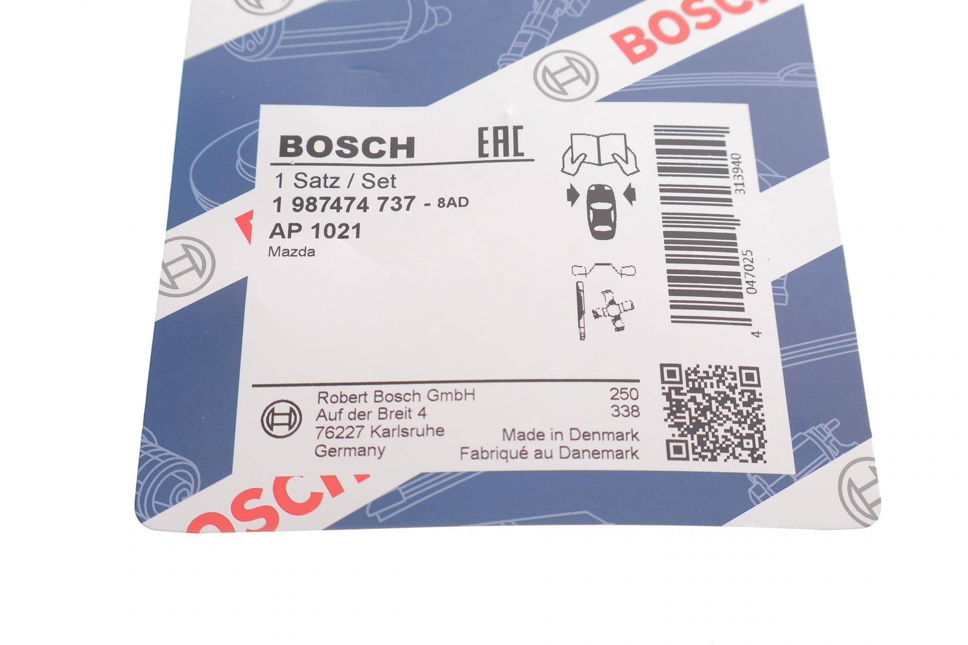 Планка супорта (переднього) прижимна (к-кт) Mazda CX-7/CX-9 06- (Sumitomo)