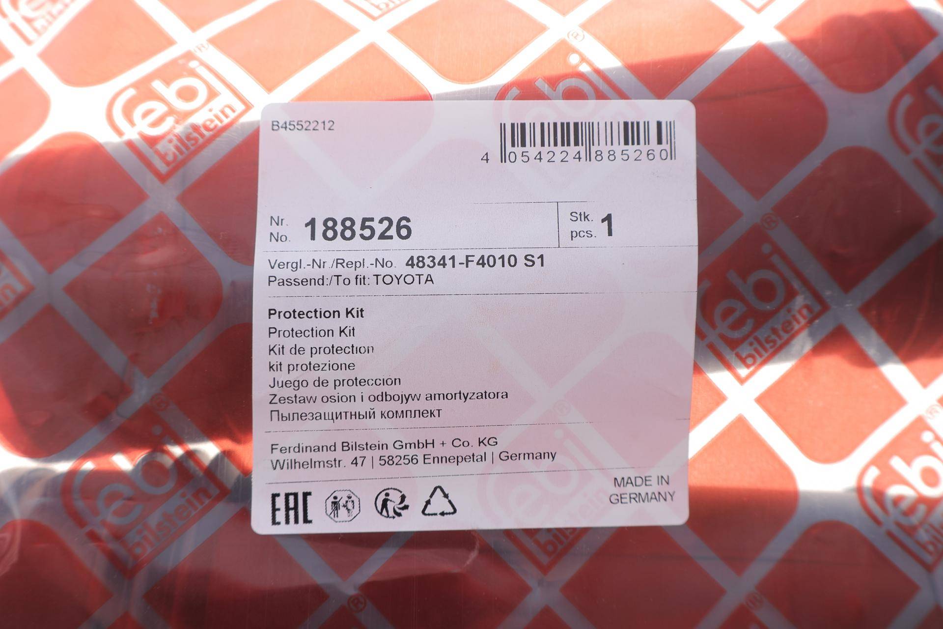 Пильник + відбійник амортизатора (заднього) (к-кт 2шт) Toyota CH-R/Corolla 16-