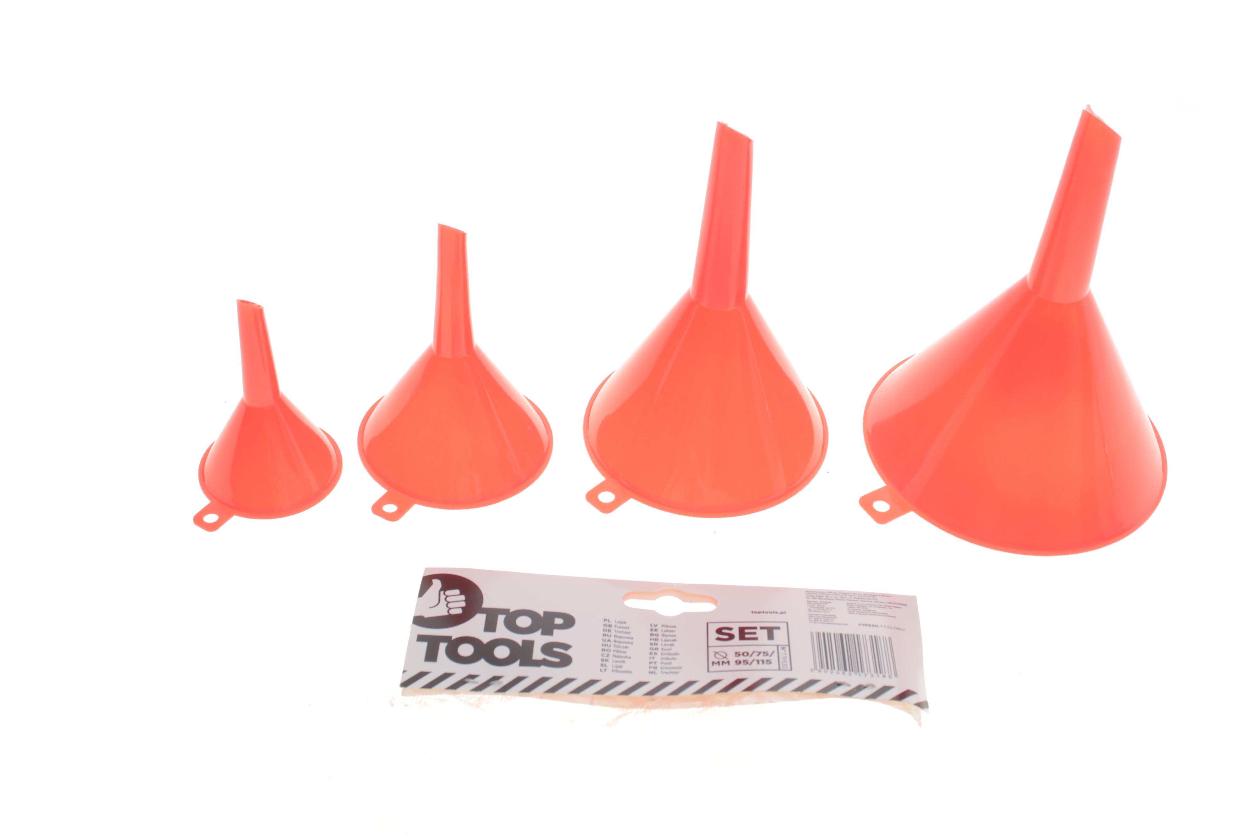Набір воронок Ø50-75-95-115 мм