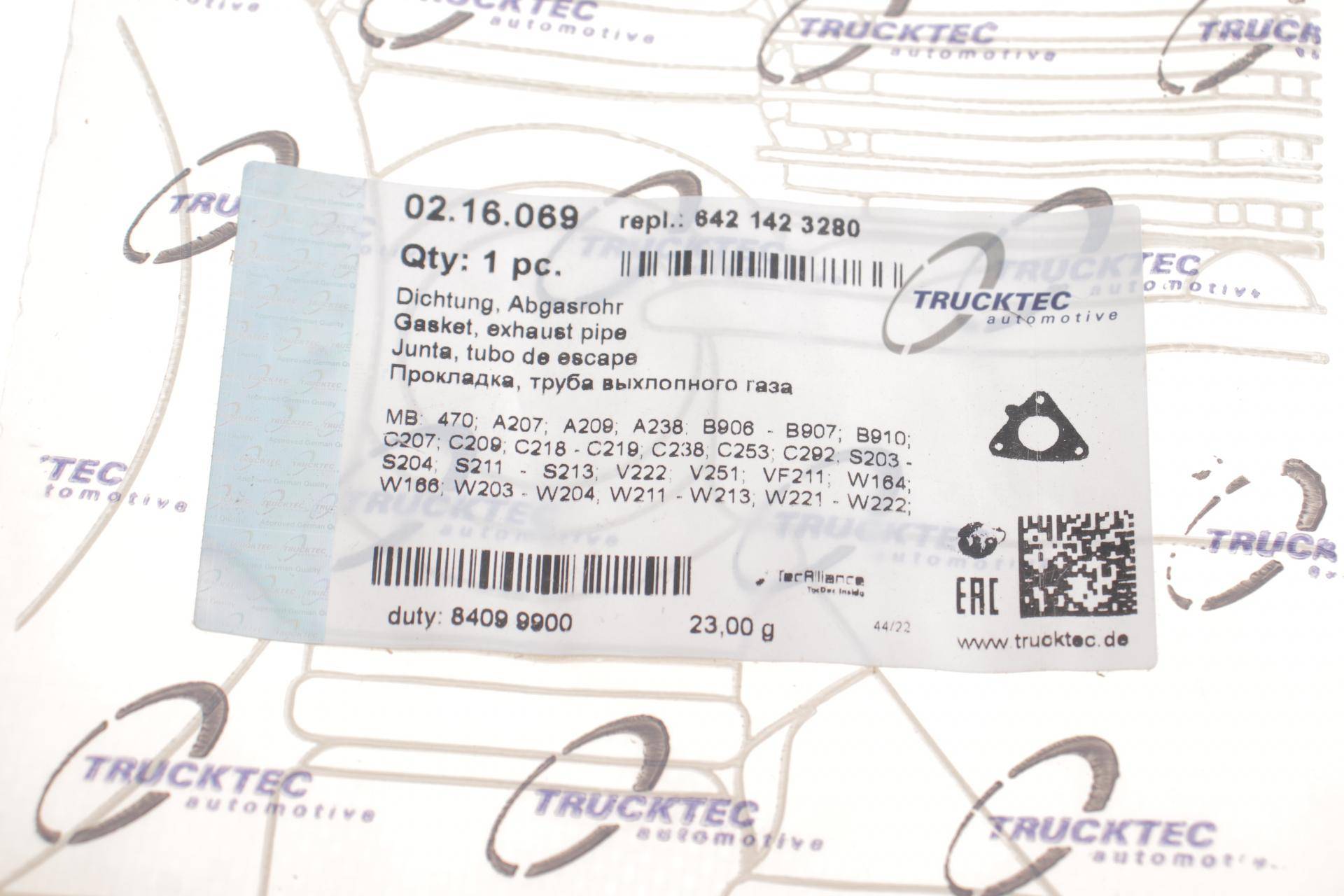 Прокладка турбіни MB Sprinter/Vito 3.0CDI OM642 (R) (к випускному колектору)