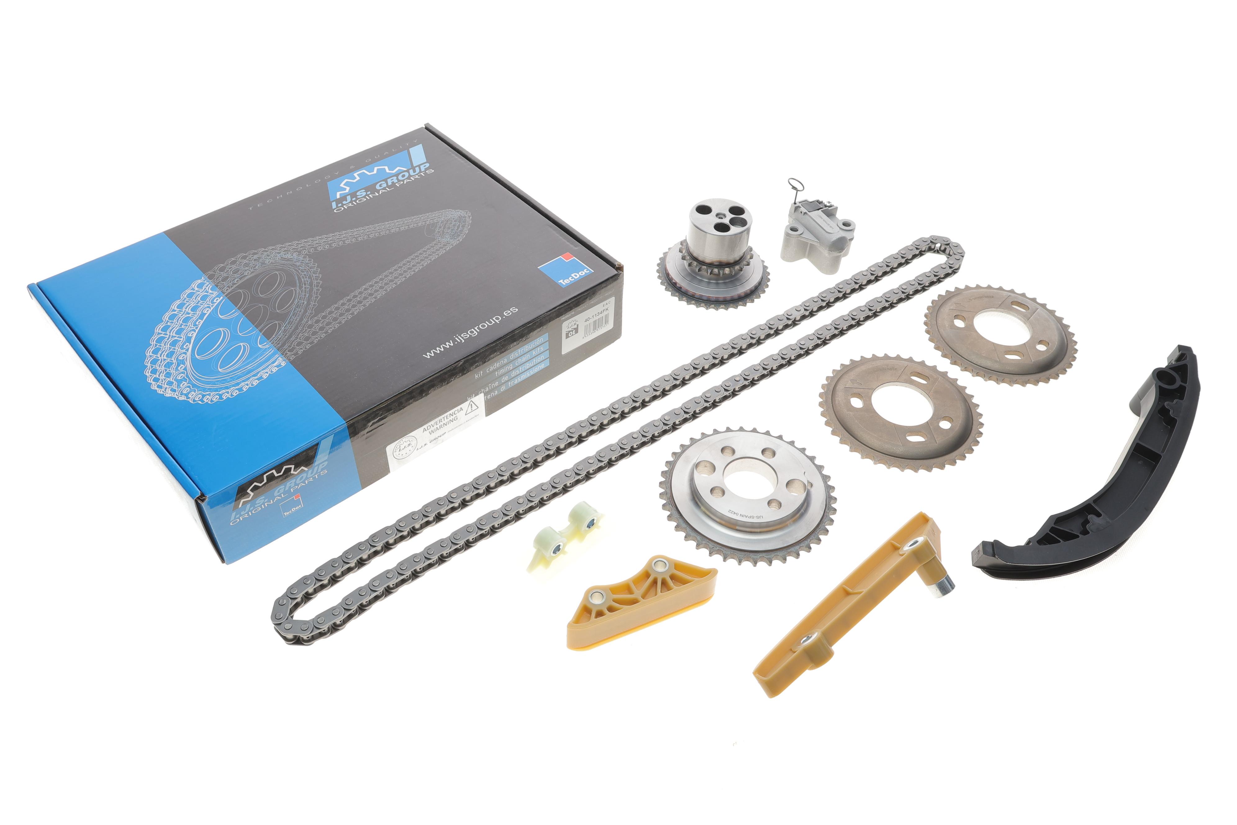 Комплект ланцюга ГРМ Ford Transit 2.4TDCi 06-14 (ланцюг, башмак, натяжник, зірочки) z=132