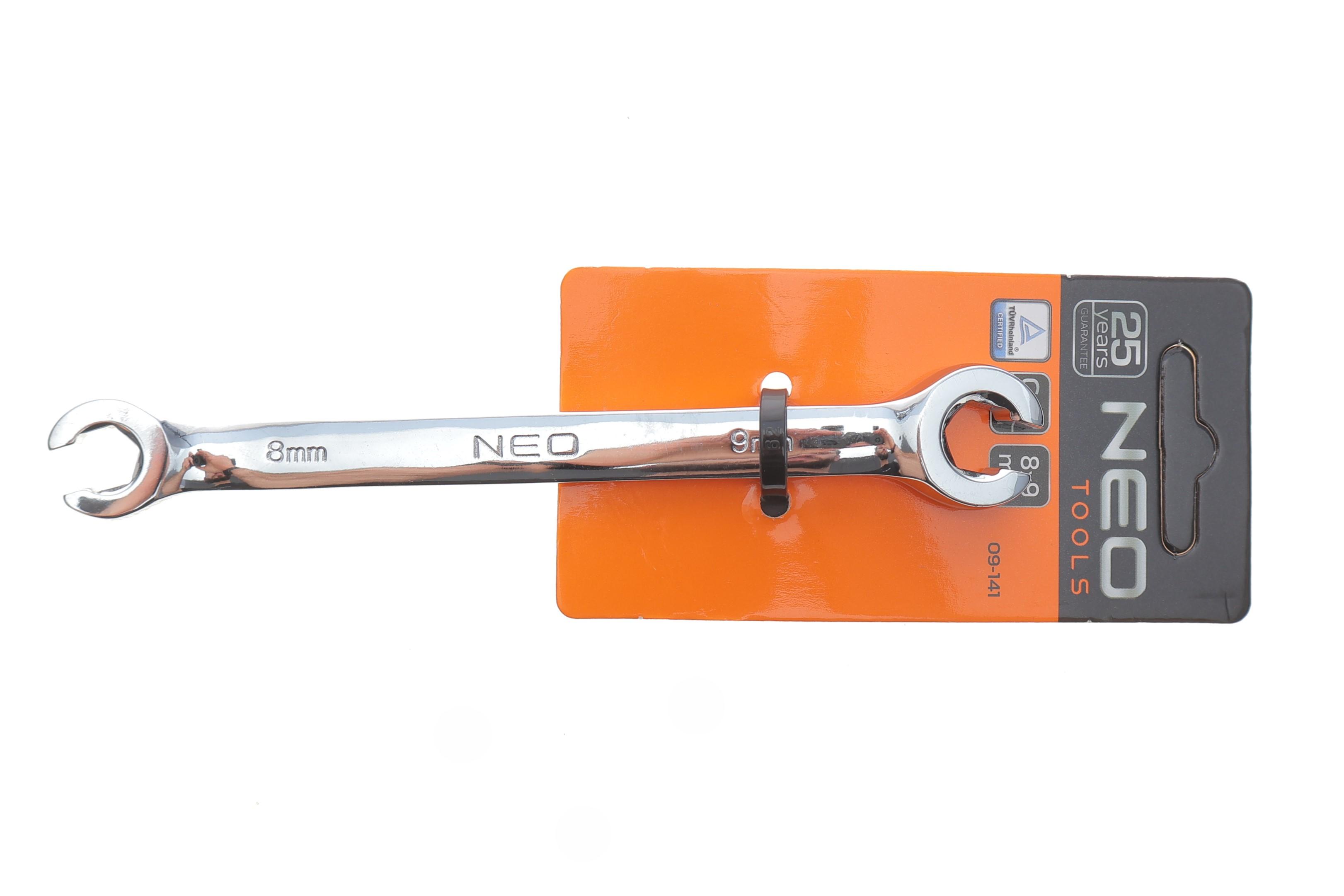 Ключ разрезной 8x9 мм L-140 мм