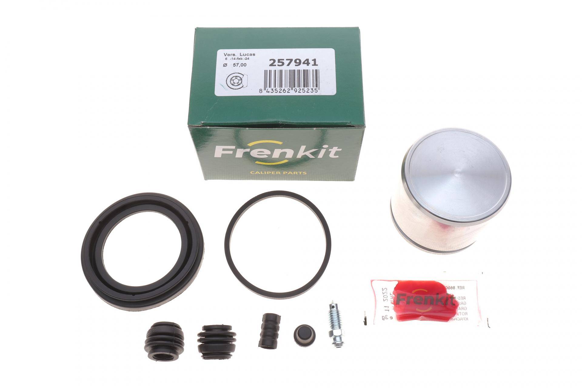 Ремкомплект супорта (переднього) Toyota Corolla 01-09 (d=57mm) (+поршень) (Lucas)