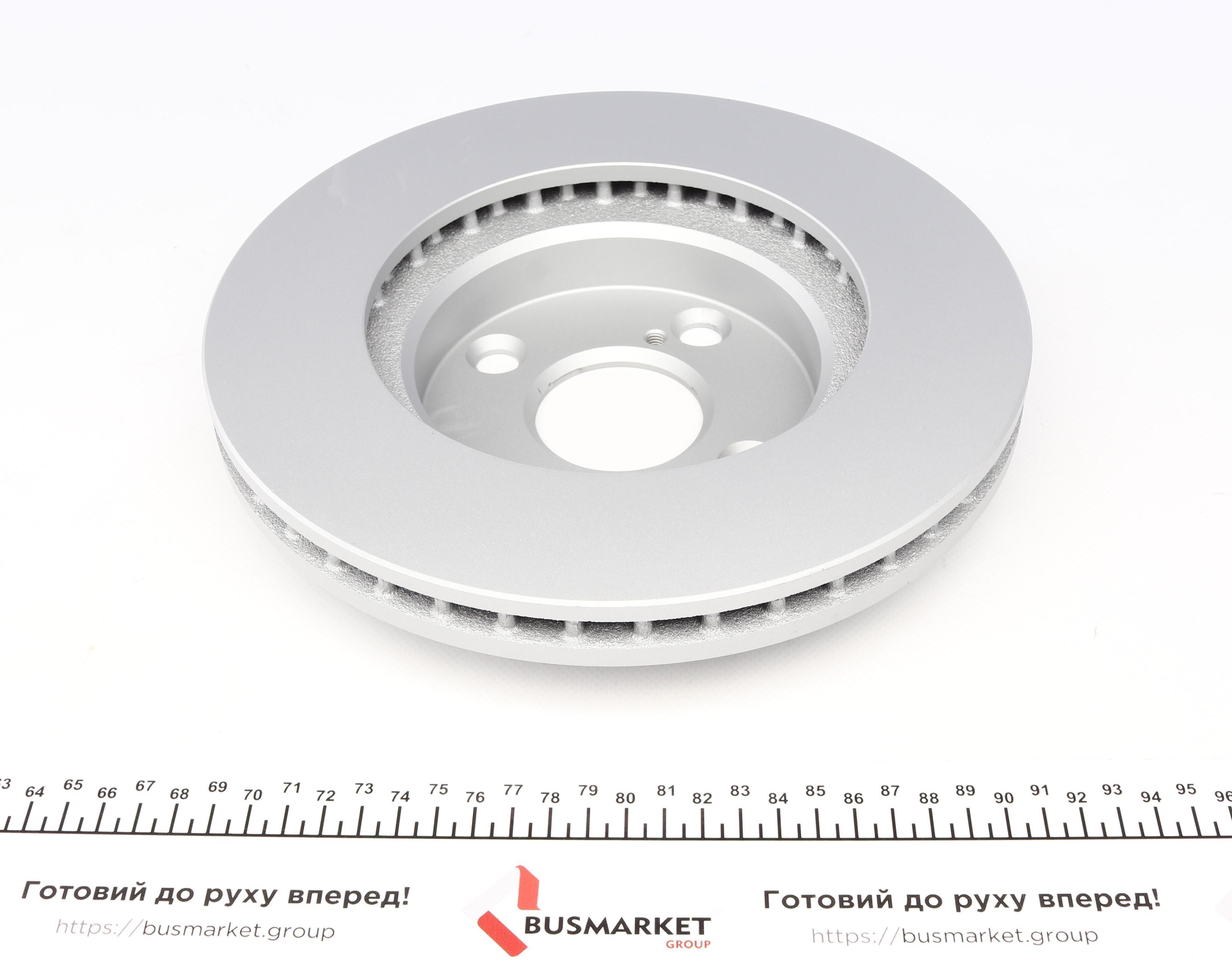 Диск гальмівний (передній) Toyota Corolla 01-07 (255x25)