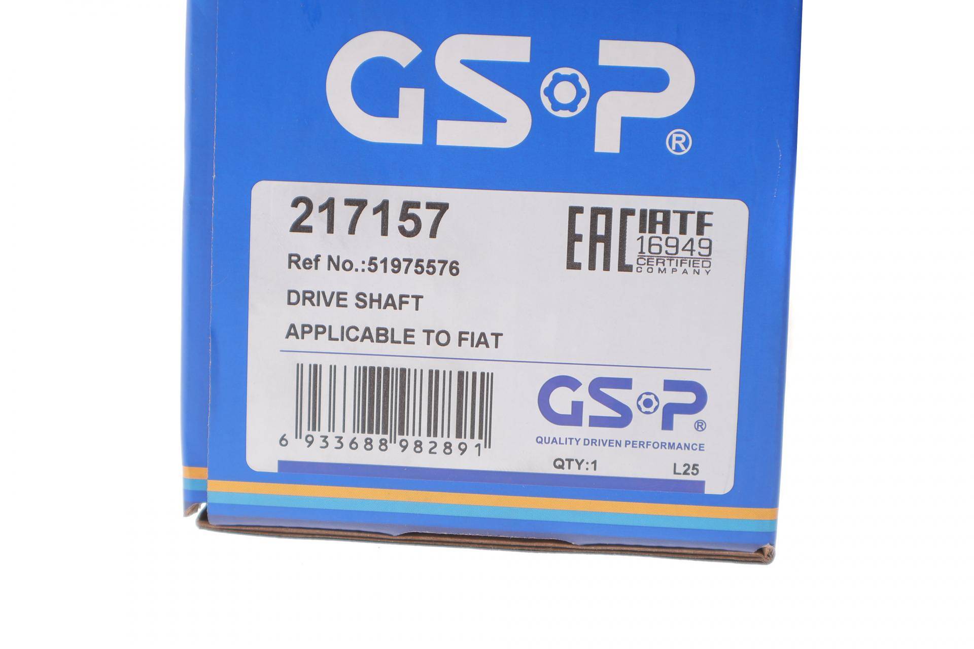 Піввісь Fiat Fiorino 1.3D 07- (R) (24x25x919)