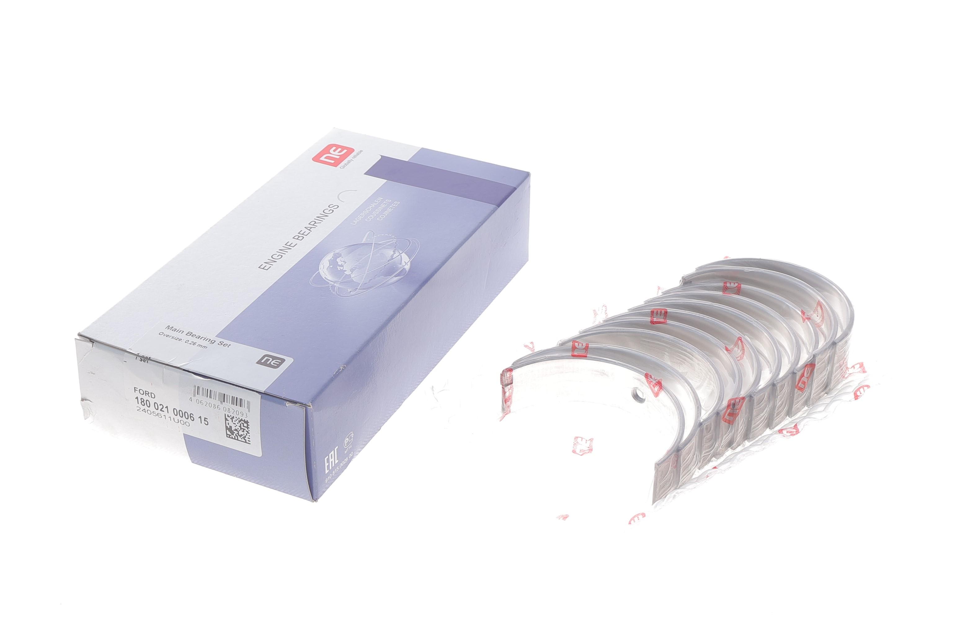 Вкладиші корінні Ford Transit 2.5D (+0.25) = 6021052500