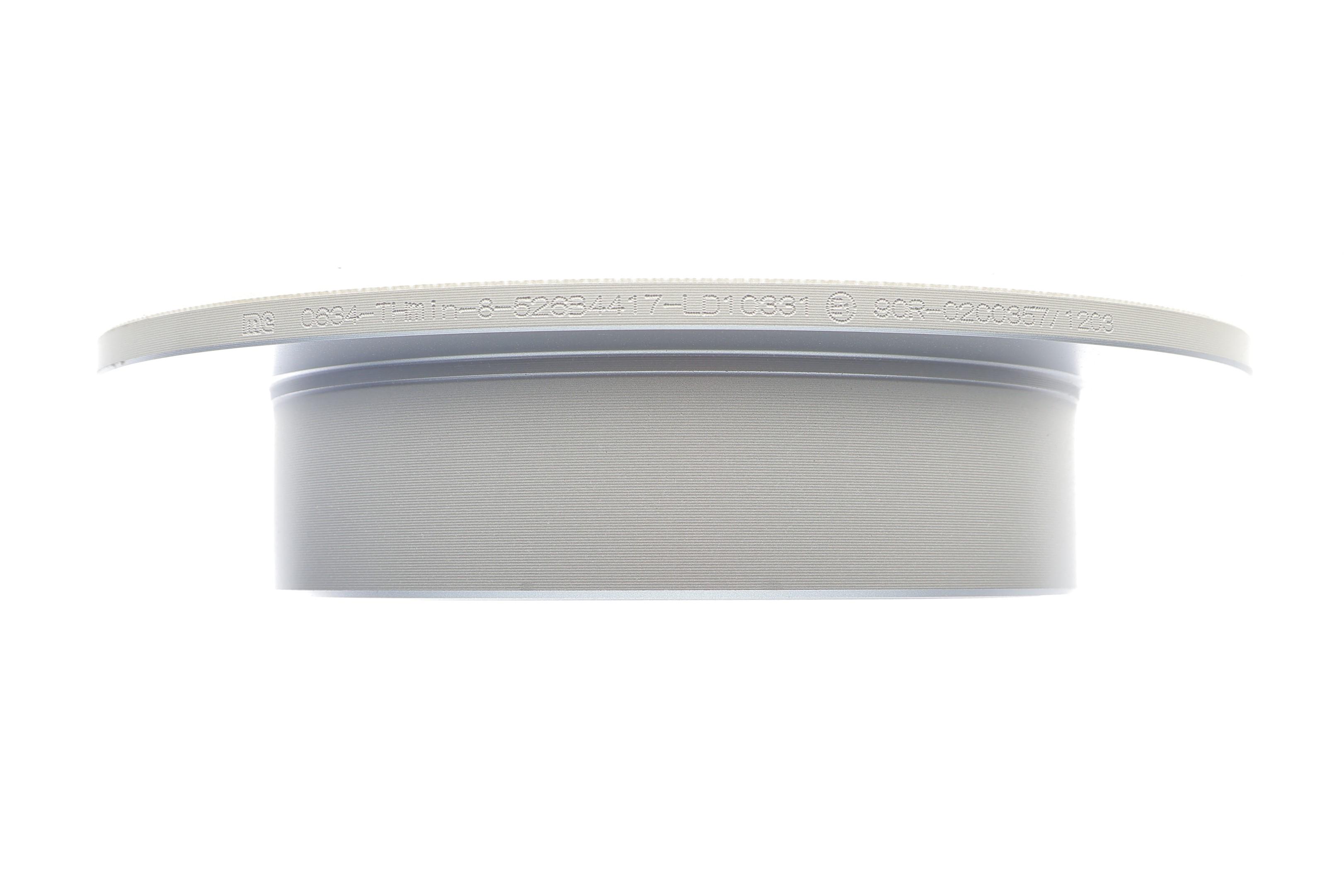 Диск гальмівний (задній) Toyota Corolla 02-13 (258x9) (з покриттям) (повний)