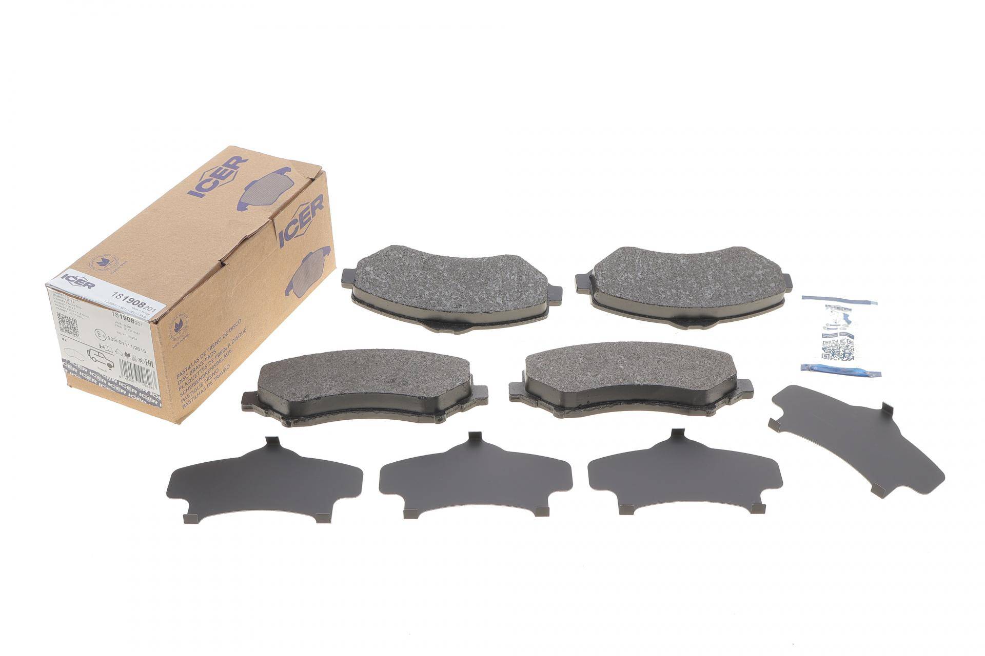 Колодки гальмівні (передні) Chrysler Grand Voyager/07/Dodge Journey 08-/Fiat Freemont 11-