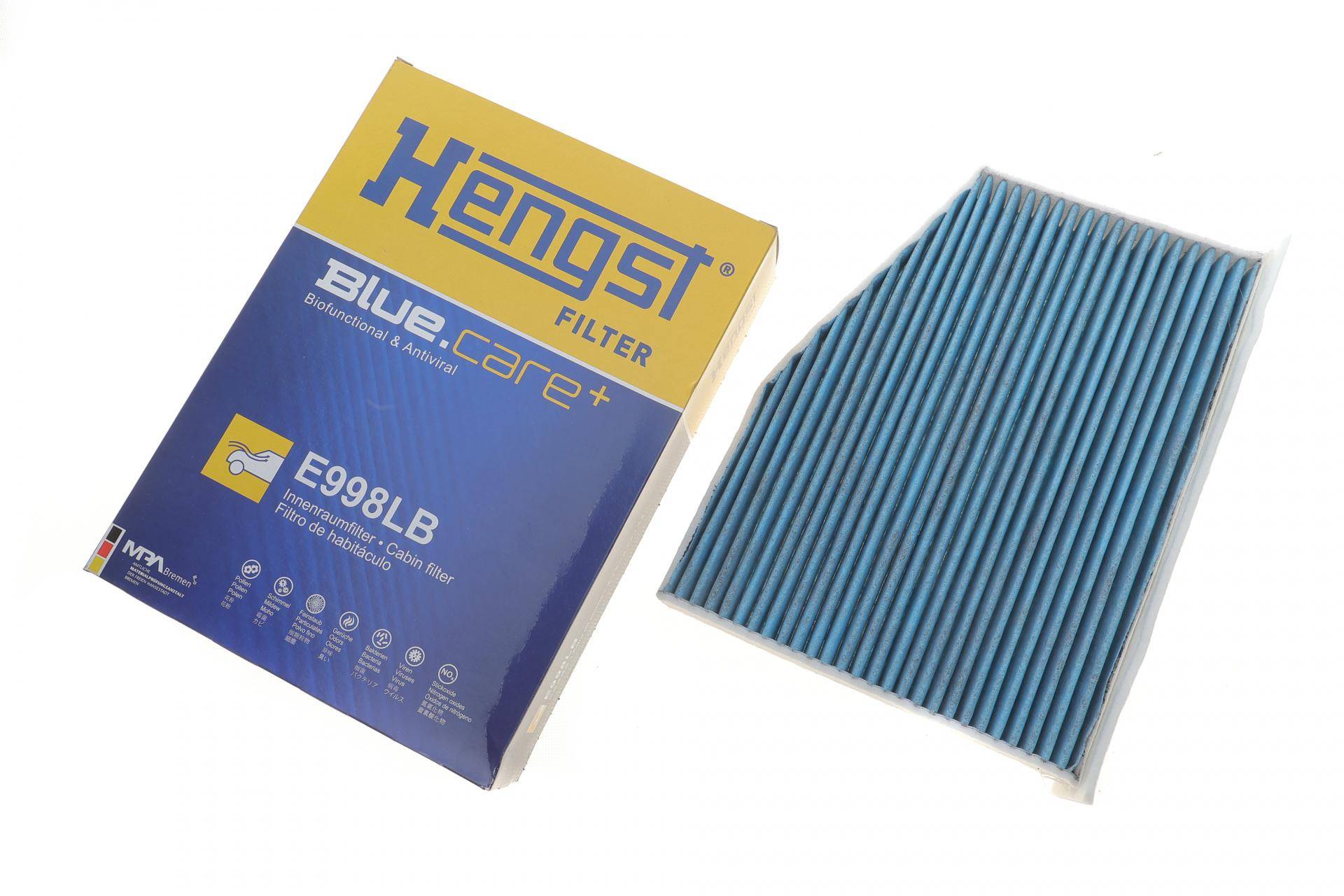 Фільтр салону VW Caddy 1.9TDI 03- (антибактеріальний)