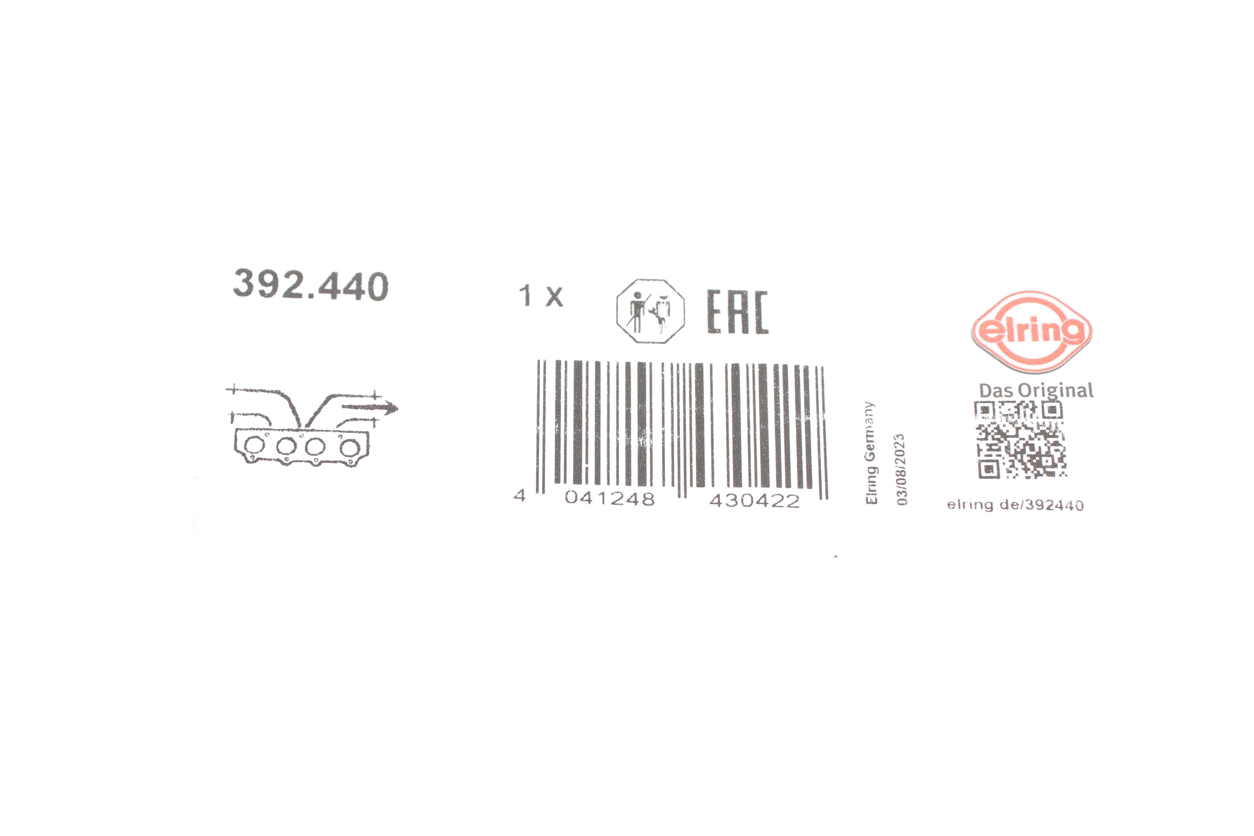 Прокладка колектора випускного Ford Transit 2.4Di 00-