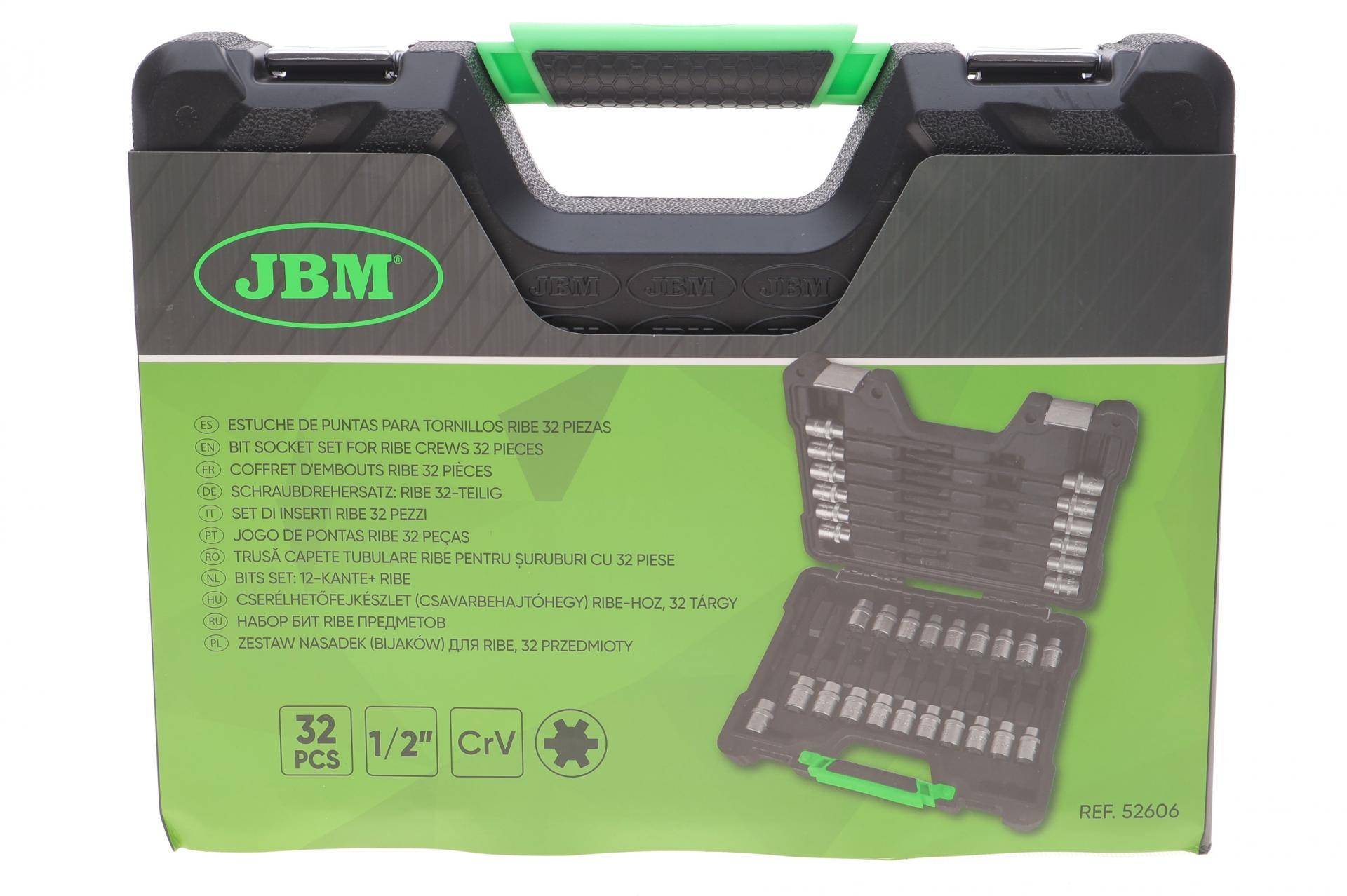 Набір головок 1/2" зі вставками MP 32 од.