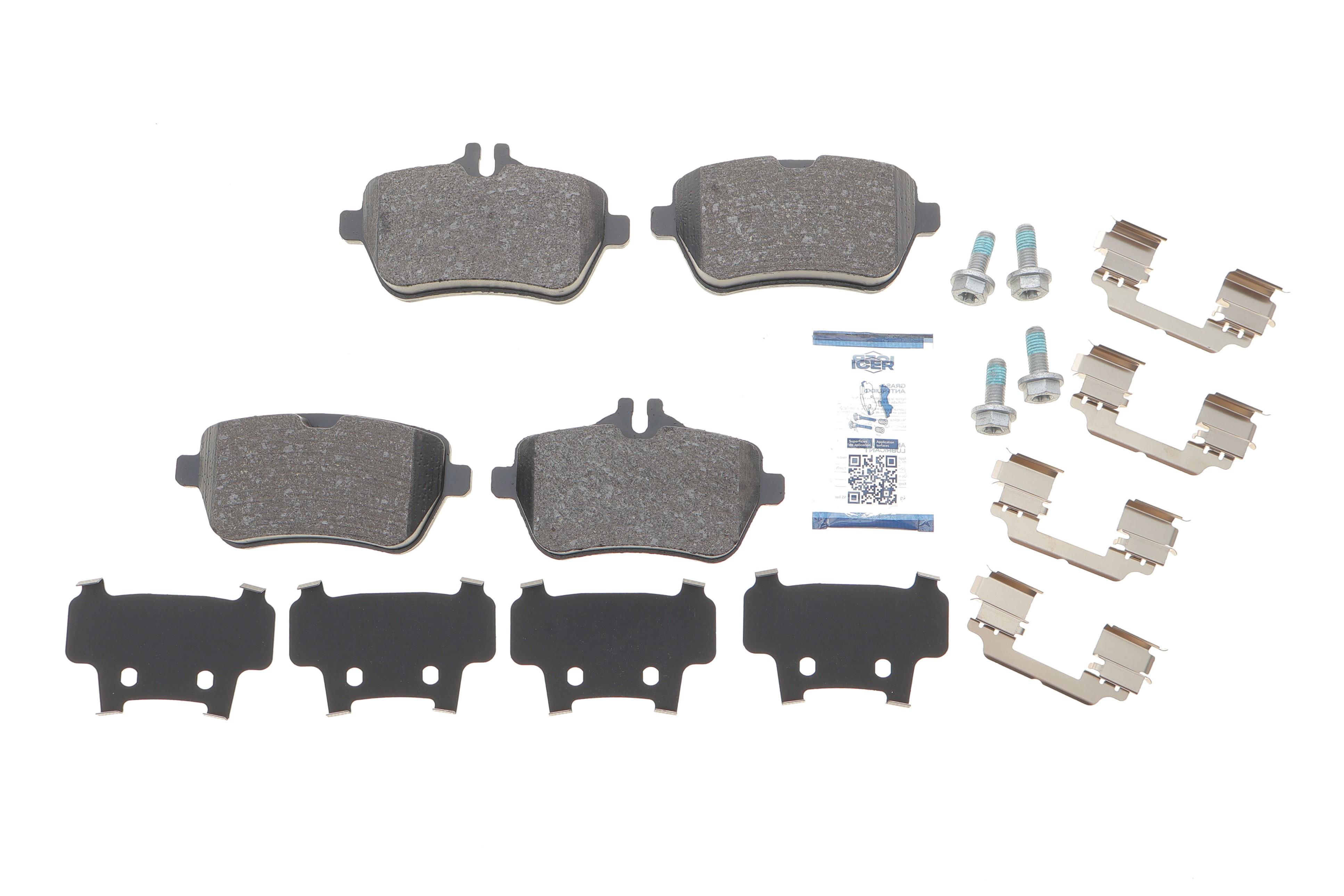 Колодки гальмівні (задні) MB S-class (W222/V222/X222/C217) 13-