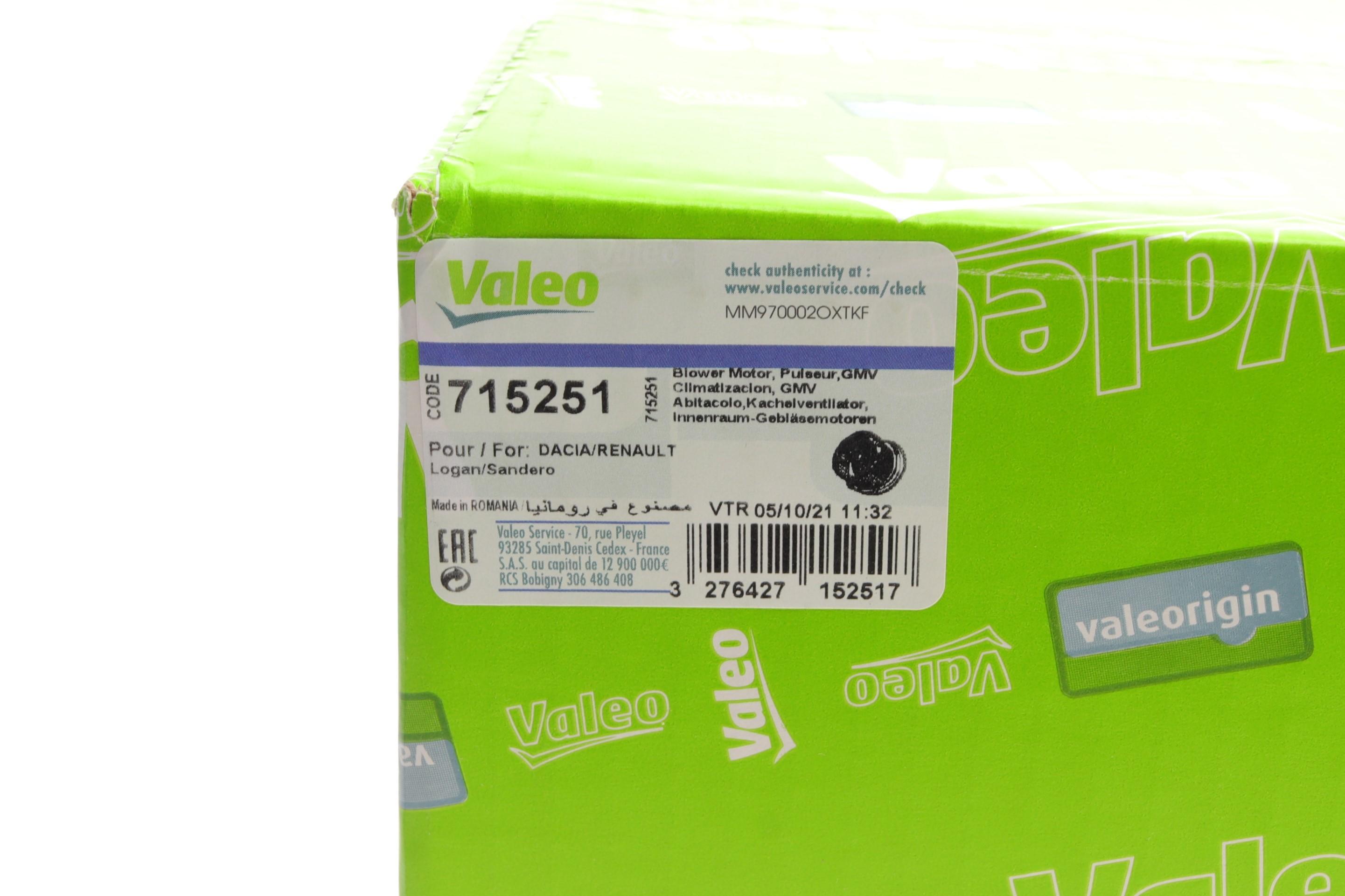 Моторчик печки Dacia Logan/Sandero 0.9-1.6 dCi 12-