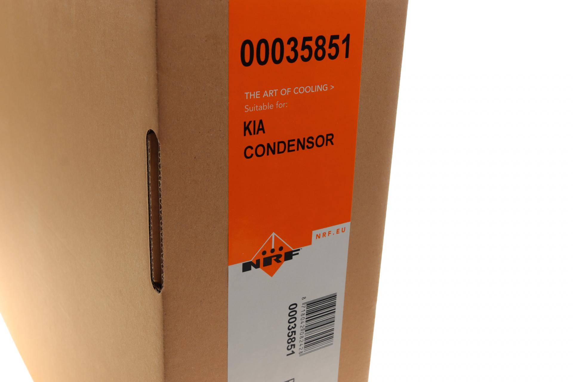 Радіатор кондиціонера (з осушувачем) Kia Rio 1.4/1.6 05-11