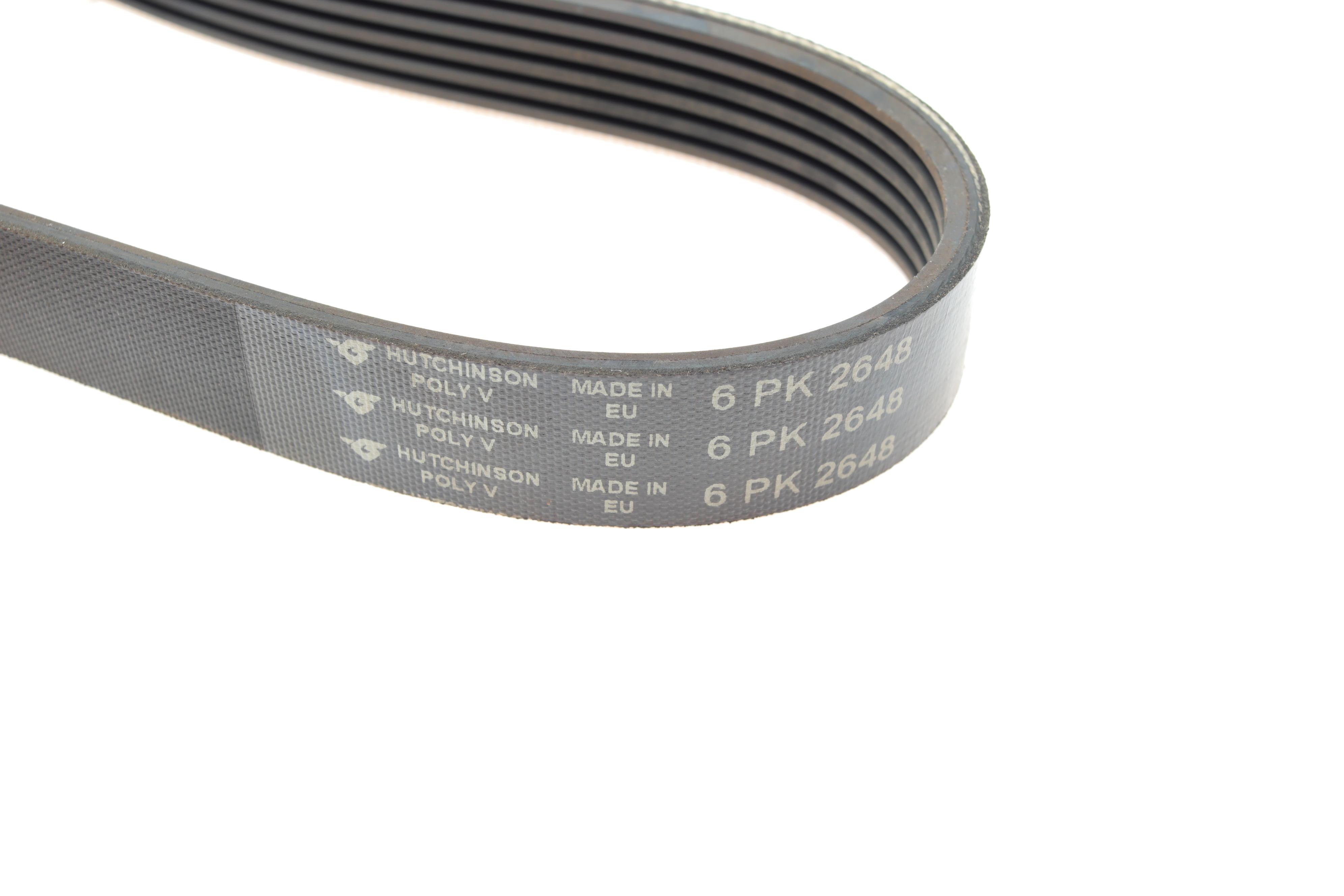 Ремінь генератора Audi A6 4.2 98-05/A8 3.7/4.2 98-02 (6PK2648)
