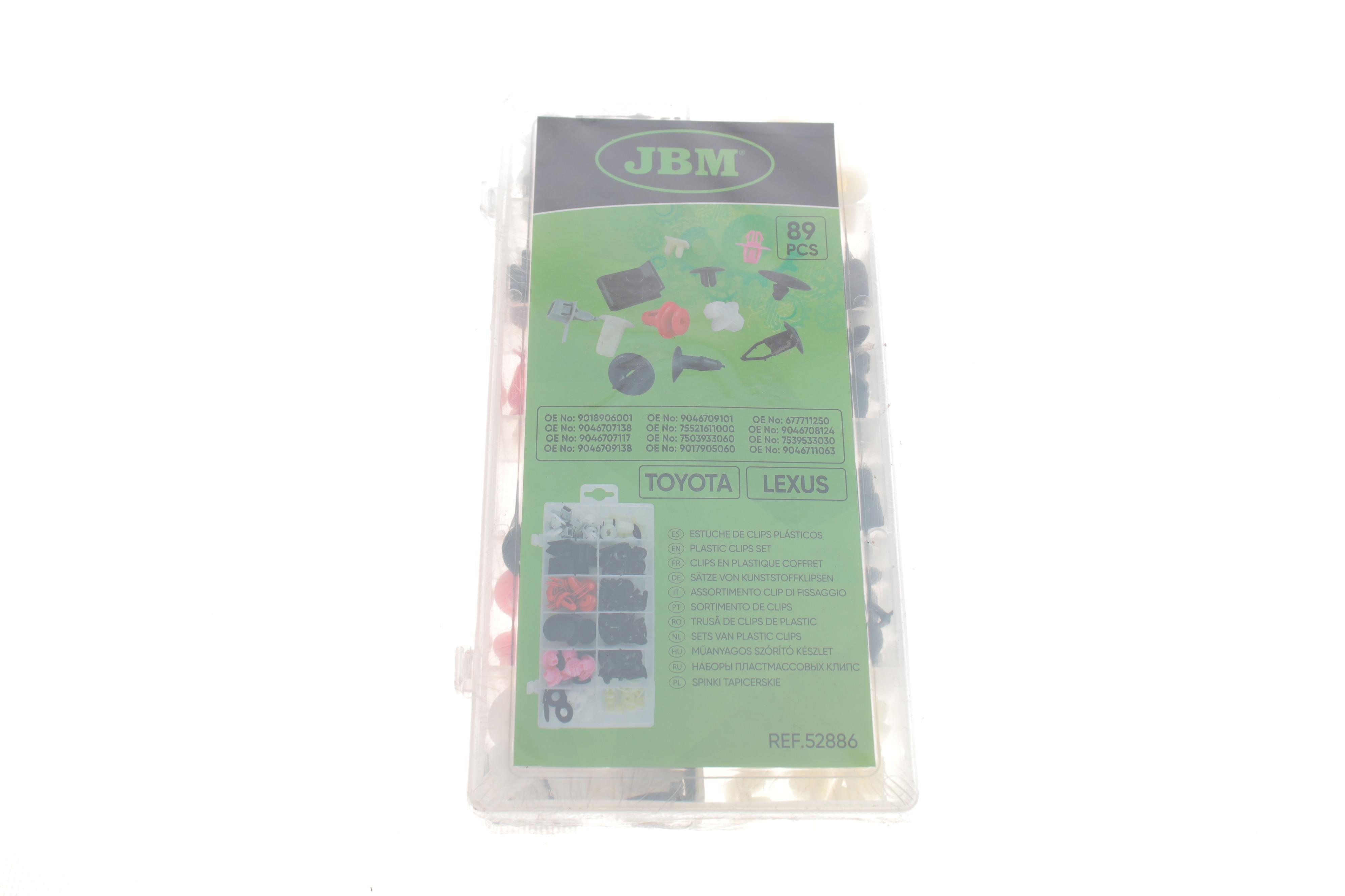 Набір кліпс пластикових Toyota/Lexus (89шт)