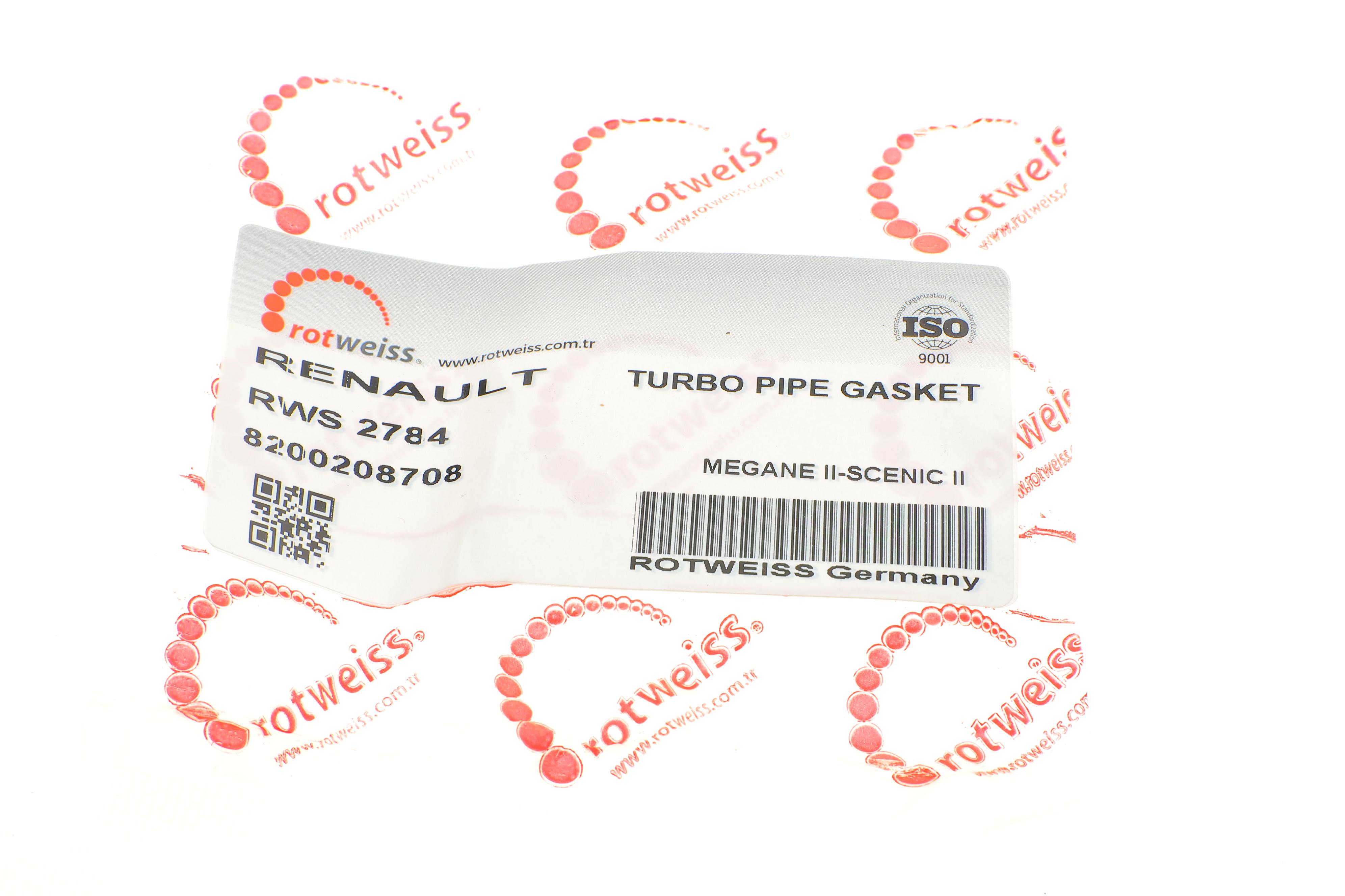 Прокладка патрубка інтеркулера ущільнююча Renault Megane 1.5dCi 03-