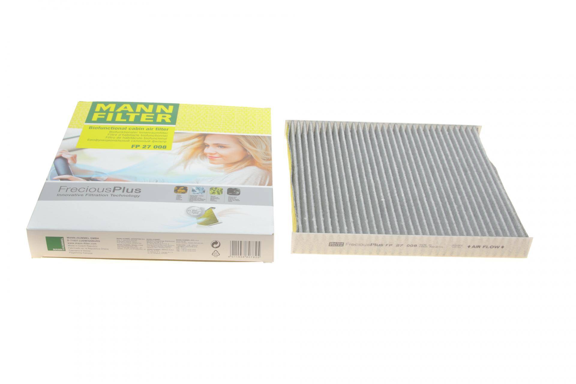 Фільтр салону Jeep Grand Cherokee/Dodge Durango 11- (вугільний/антибактеріальний)