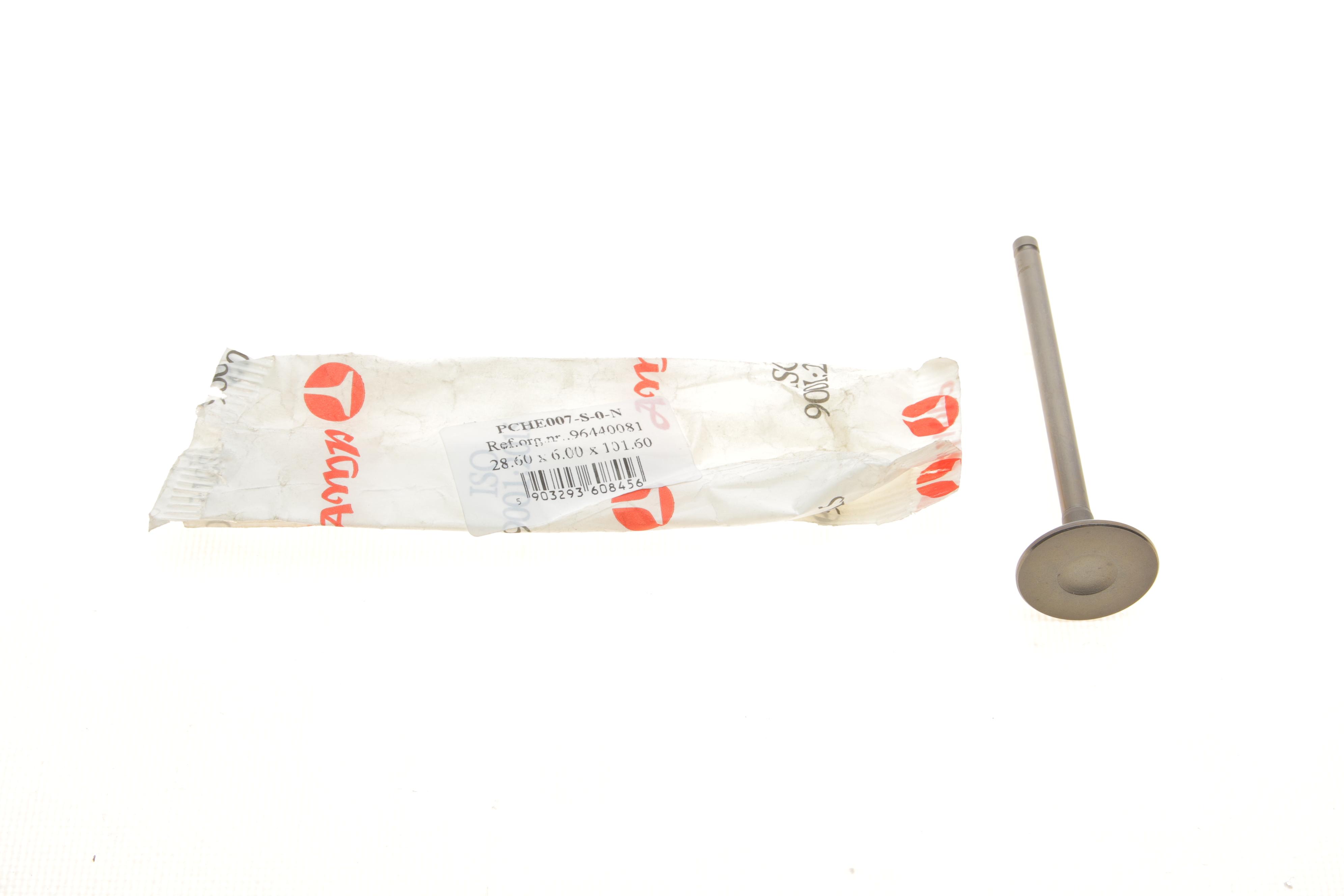 Клапан (впуск) Chevrolet Aveo/Kalos/Lacetti 1.4/1.6 16V 03- (28.60x6x101.60) (азотований)