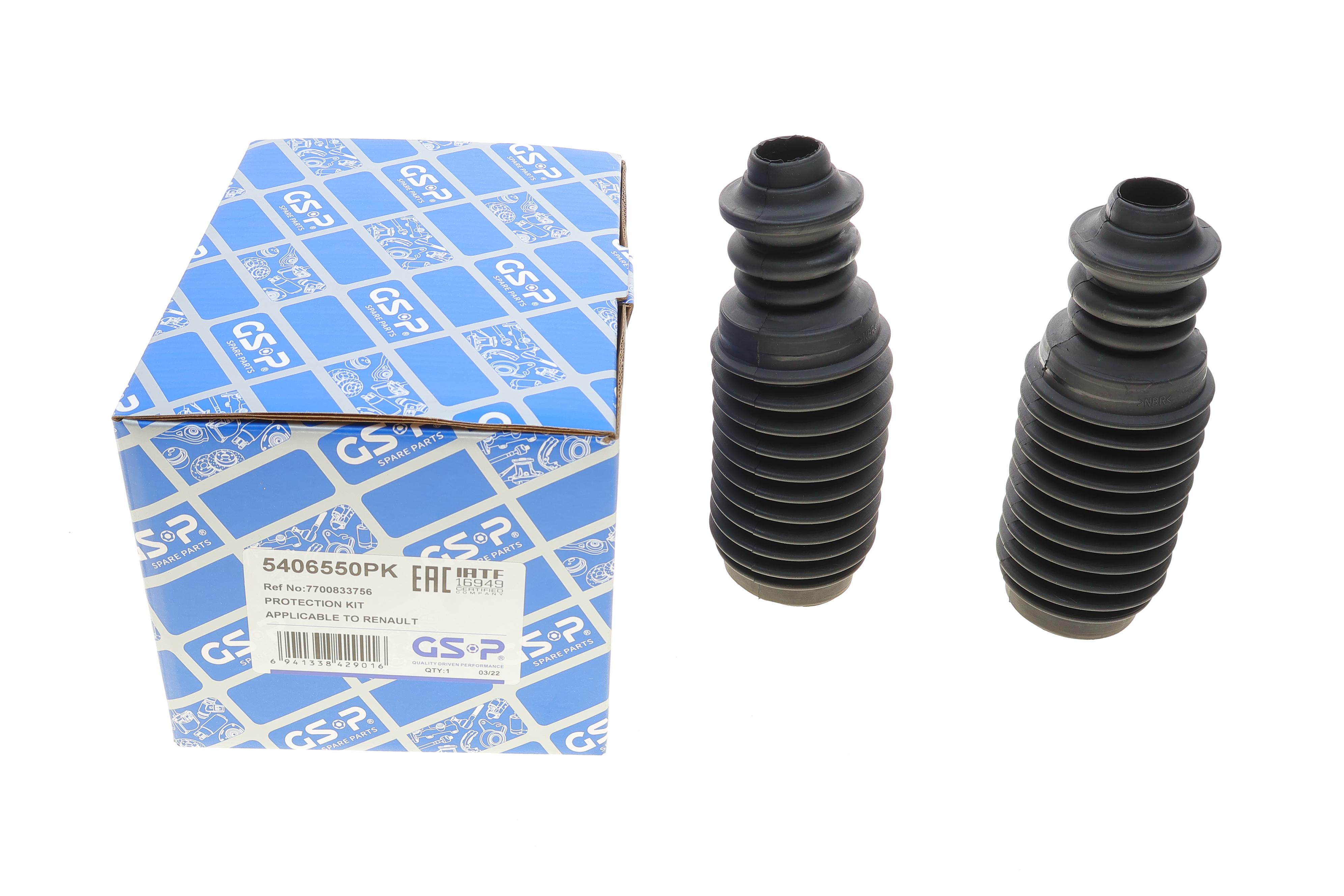 Пильник амортизатора (переднього) Renault Laguna II 01- (К-кт 2 шт.)