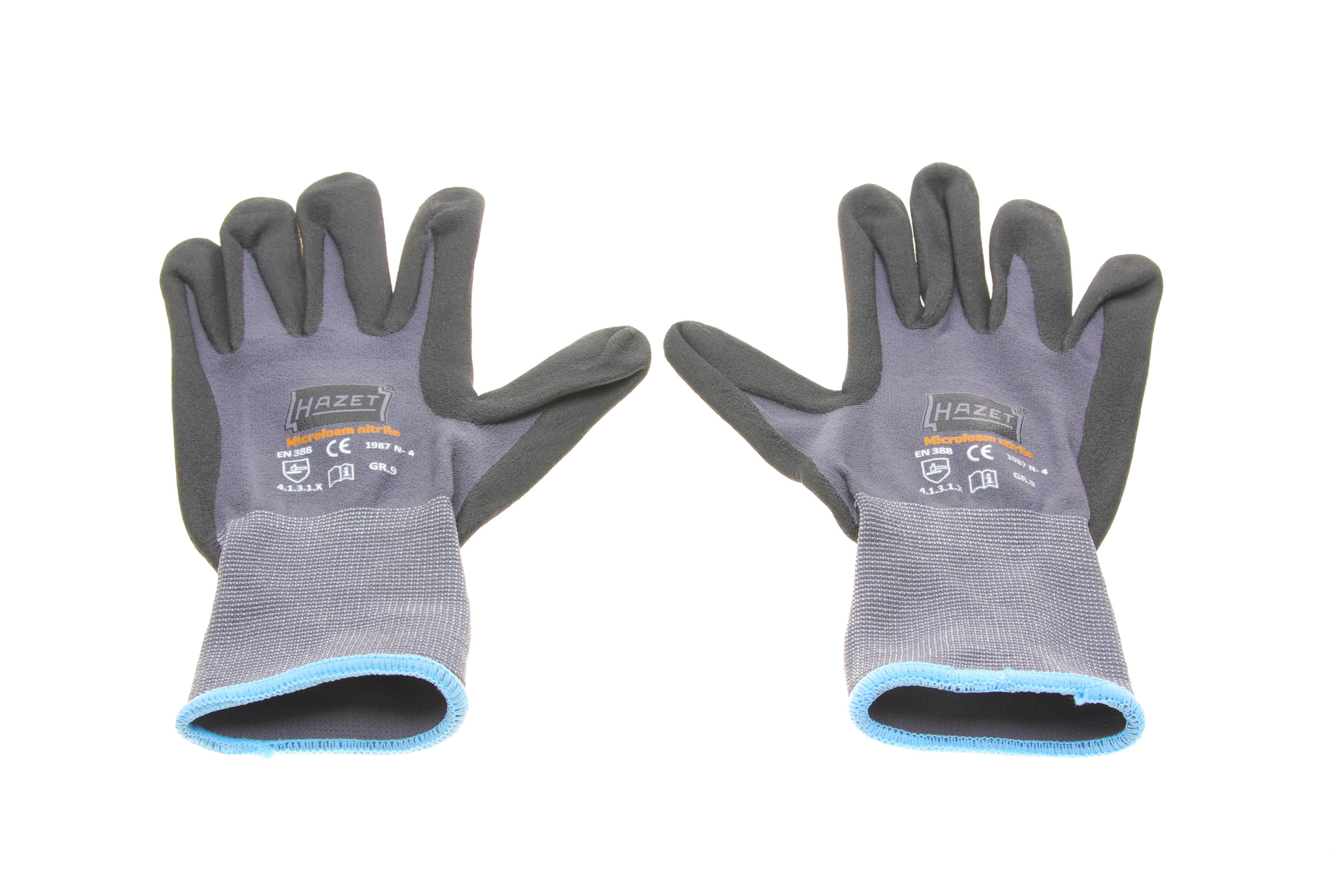 Рукавиці з нітриловим покриттям долонь (L)