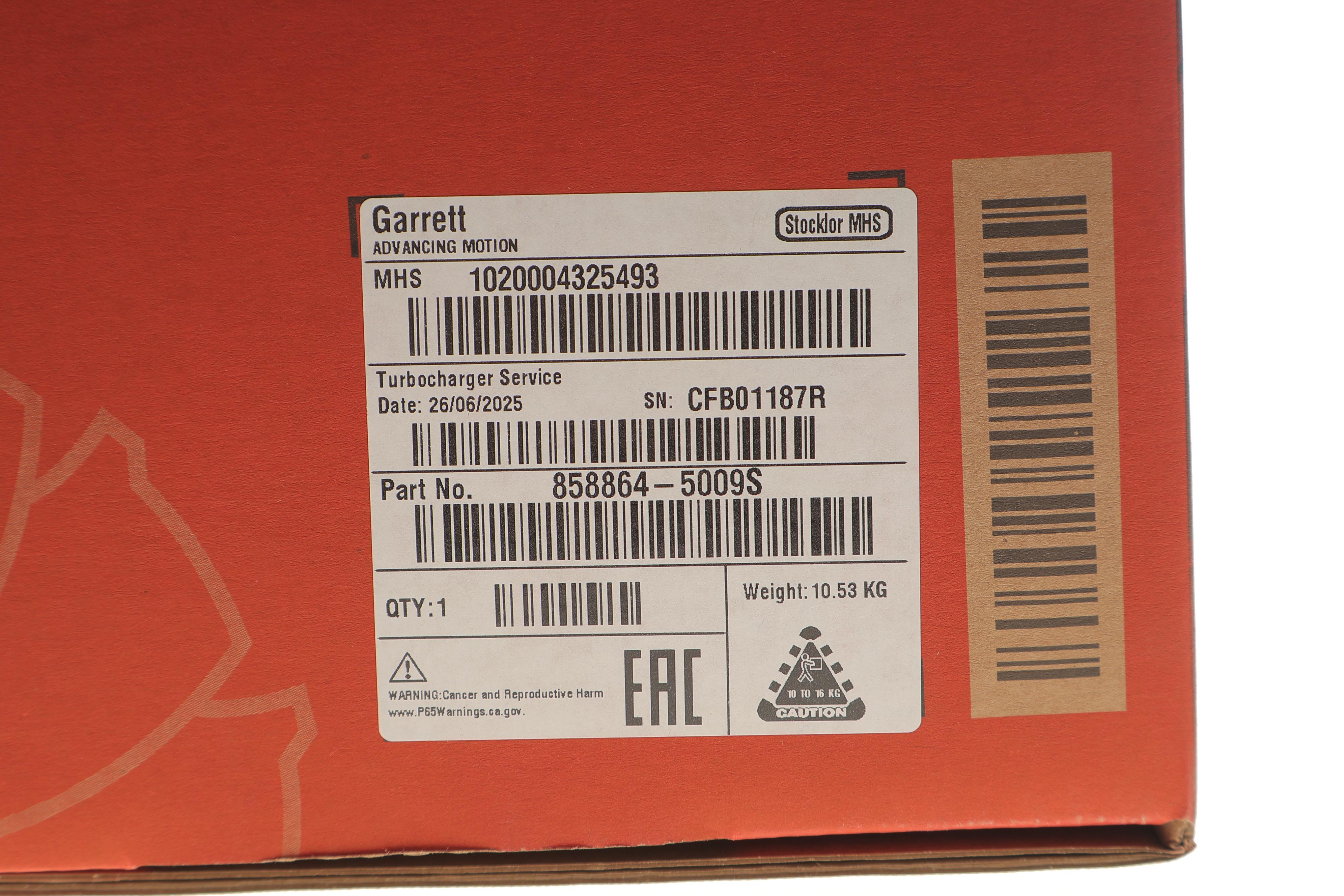 Турбіна Renault Master 2.3 dCi 14-