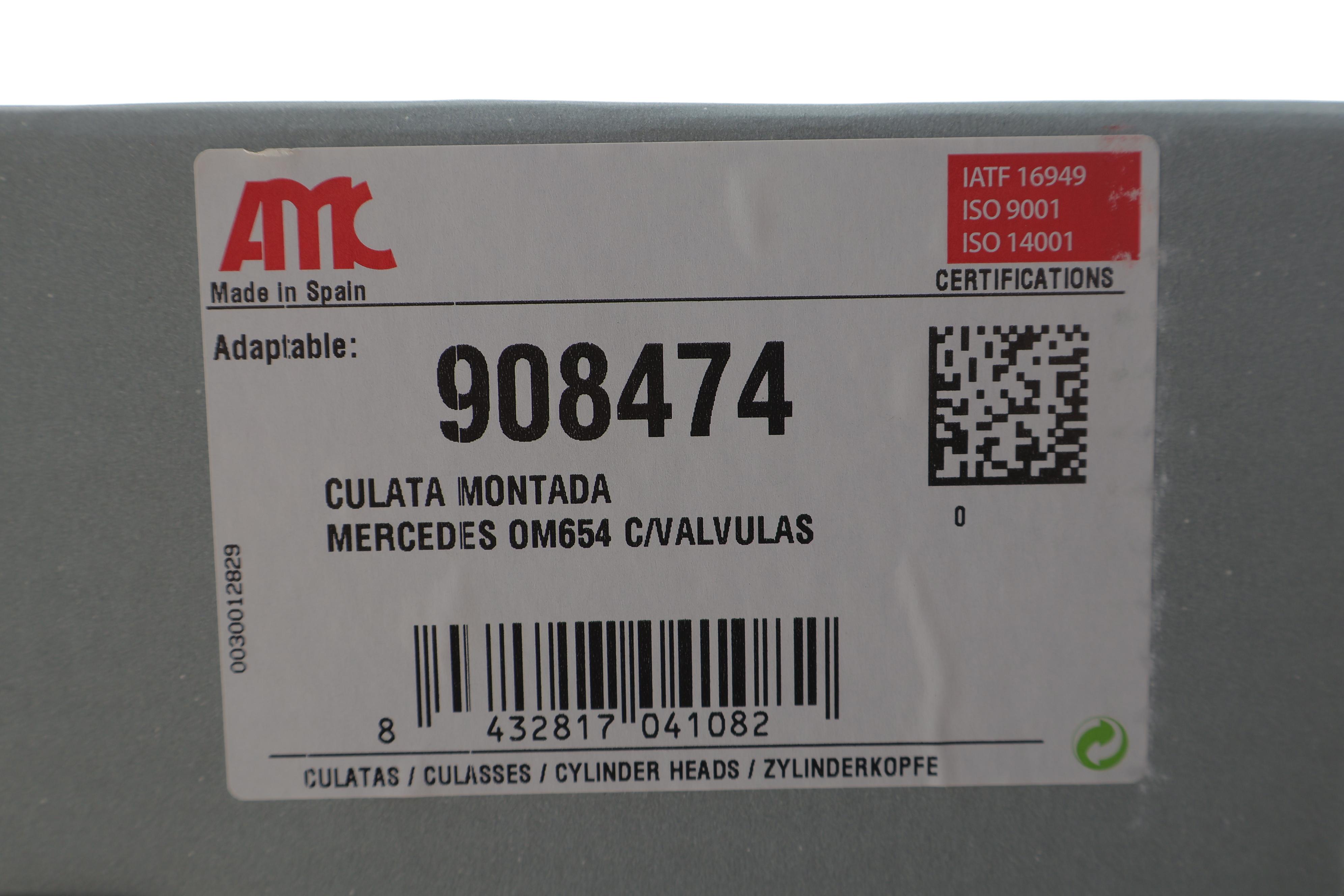 Головка блоку циліндрів MB E-class (W213) 16-20 OM654