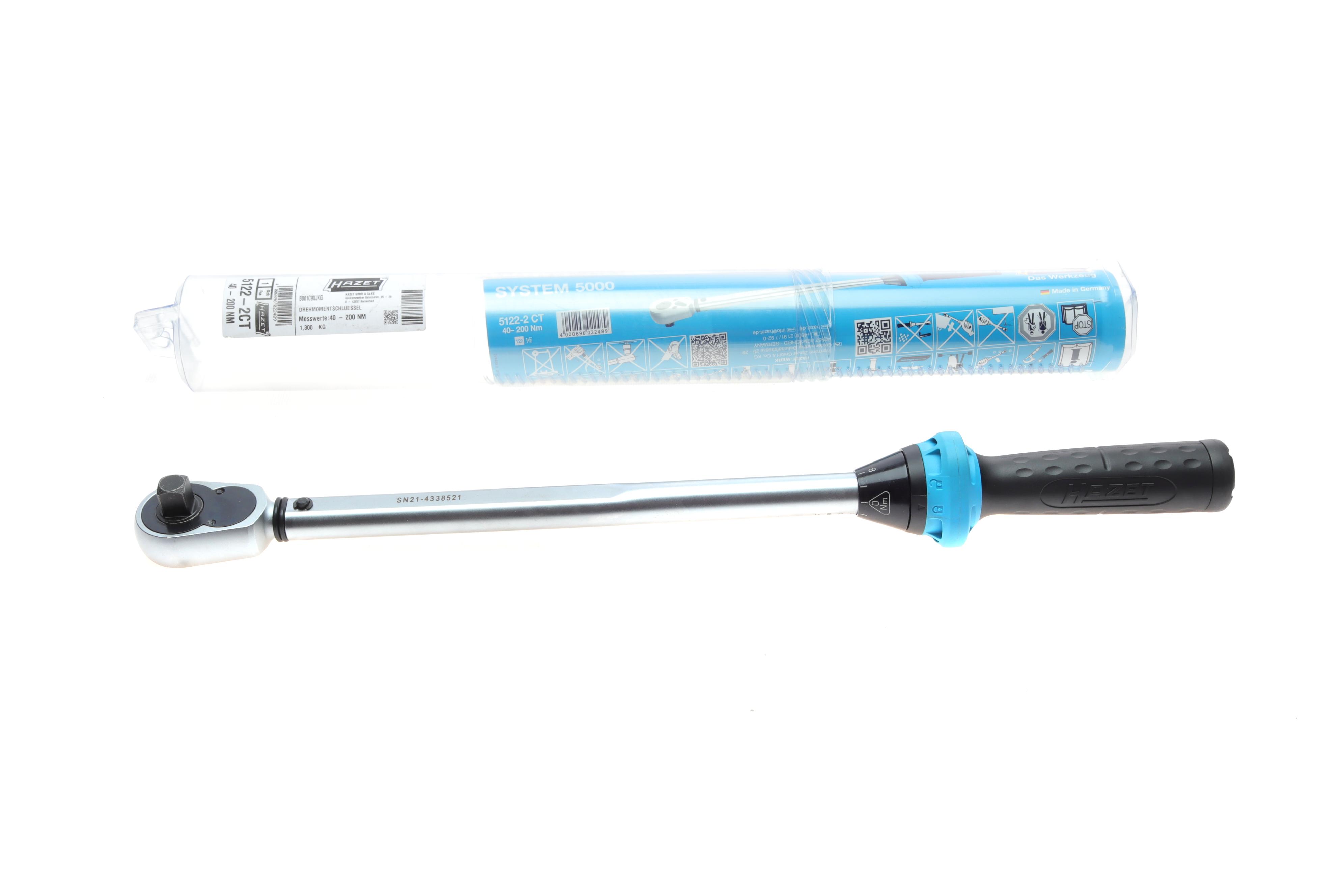 Ключ динамометрический 1/2" 40-200 Нм 513 мм