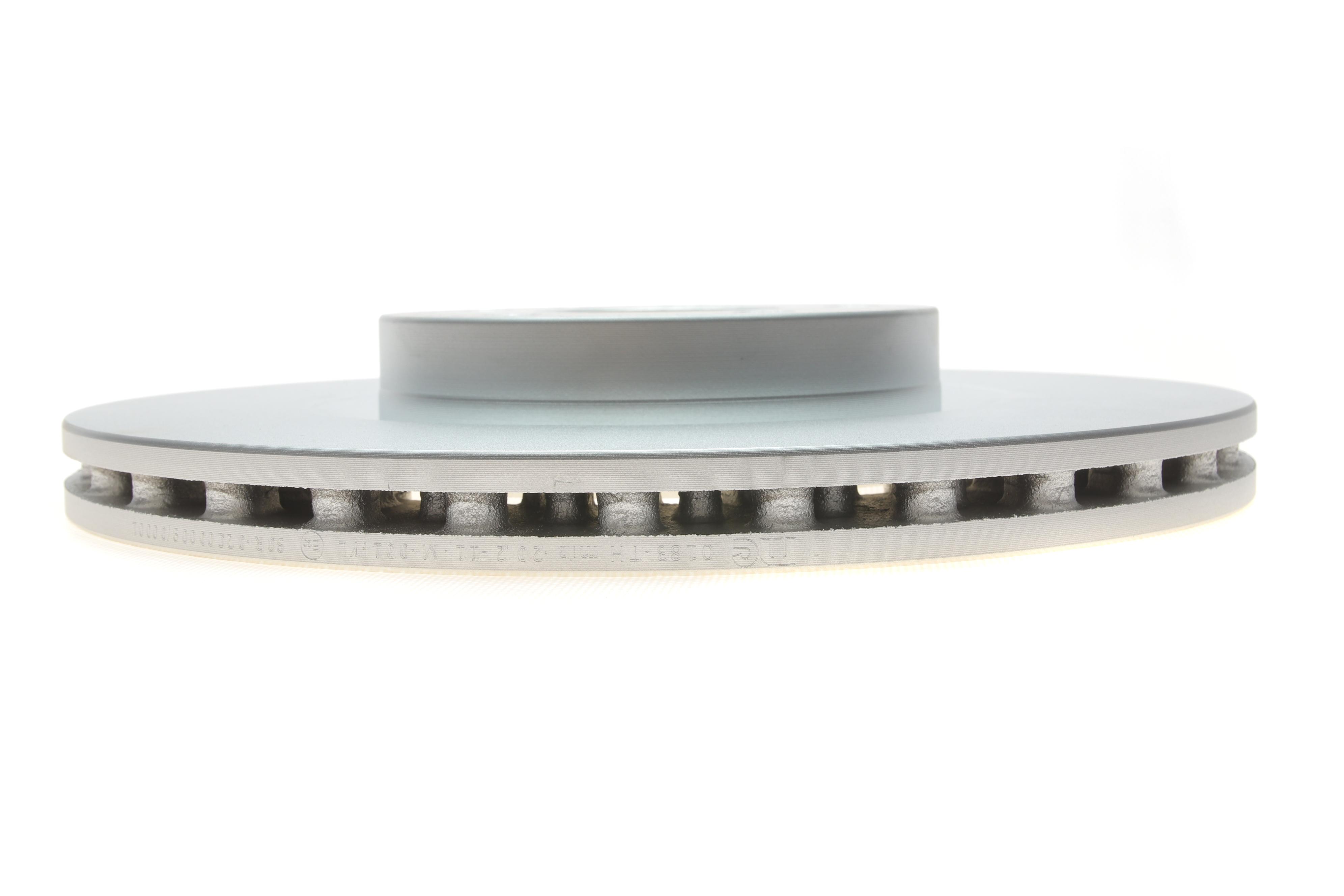 Диск гальмівний (передній) Fiat Doblo/Fiorino/Qubo 07-/Opel Combo 12- (284x22) (з покриттям) (вент.)