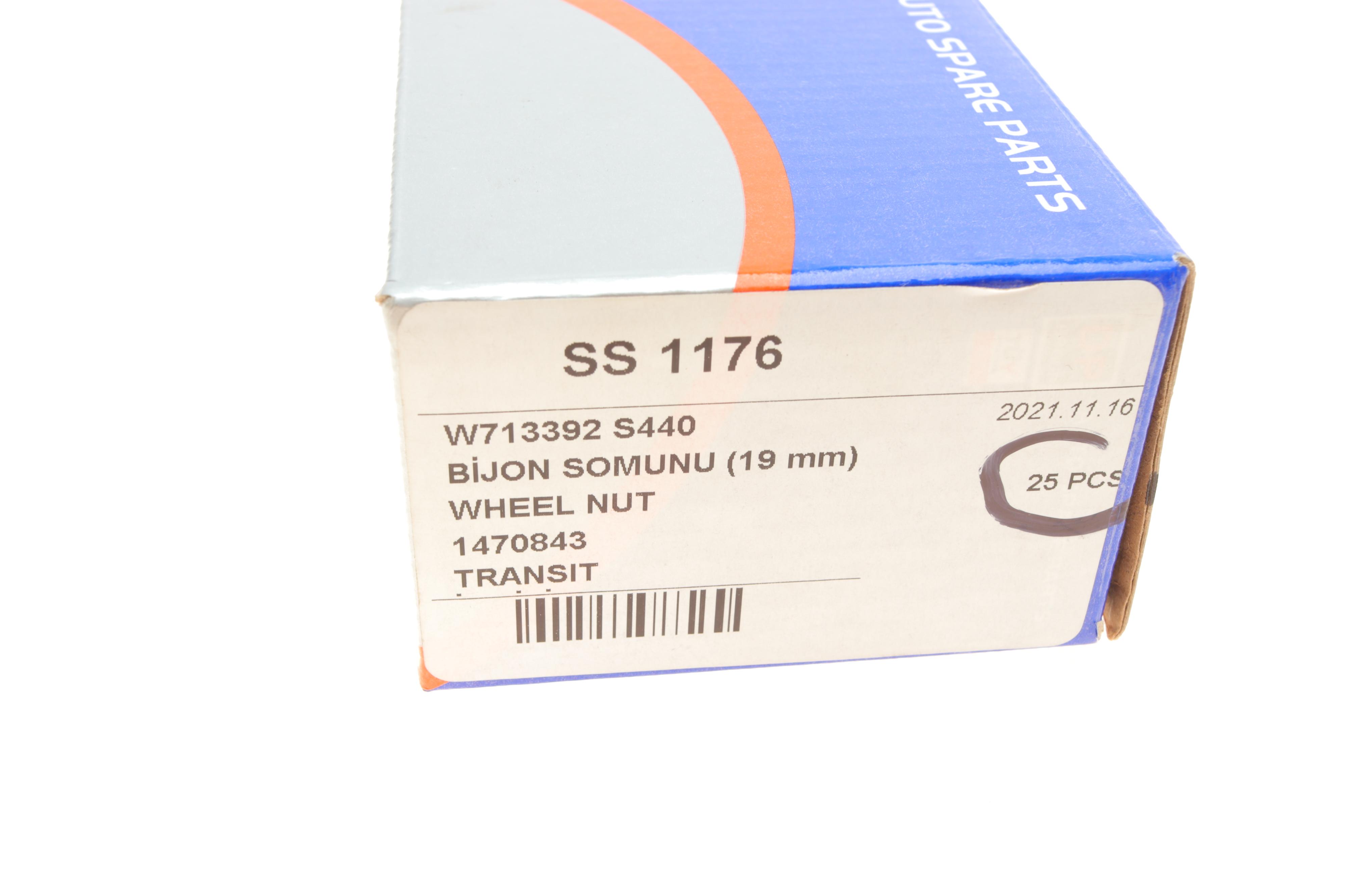 Гайка колесная Ford Transit -91 (M16X1.5)