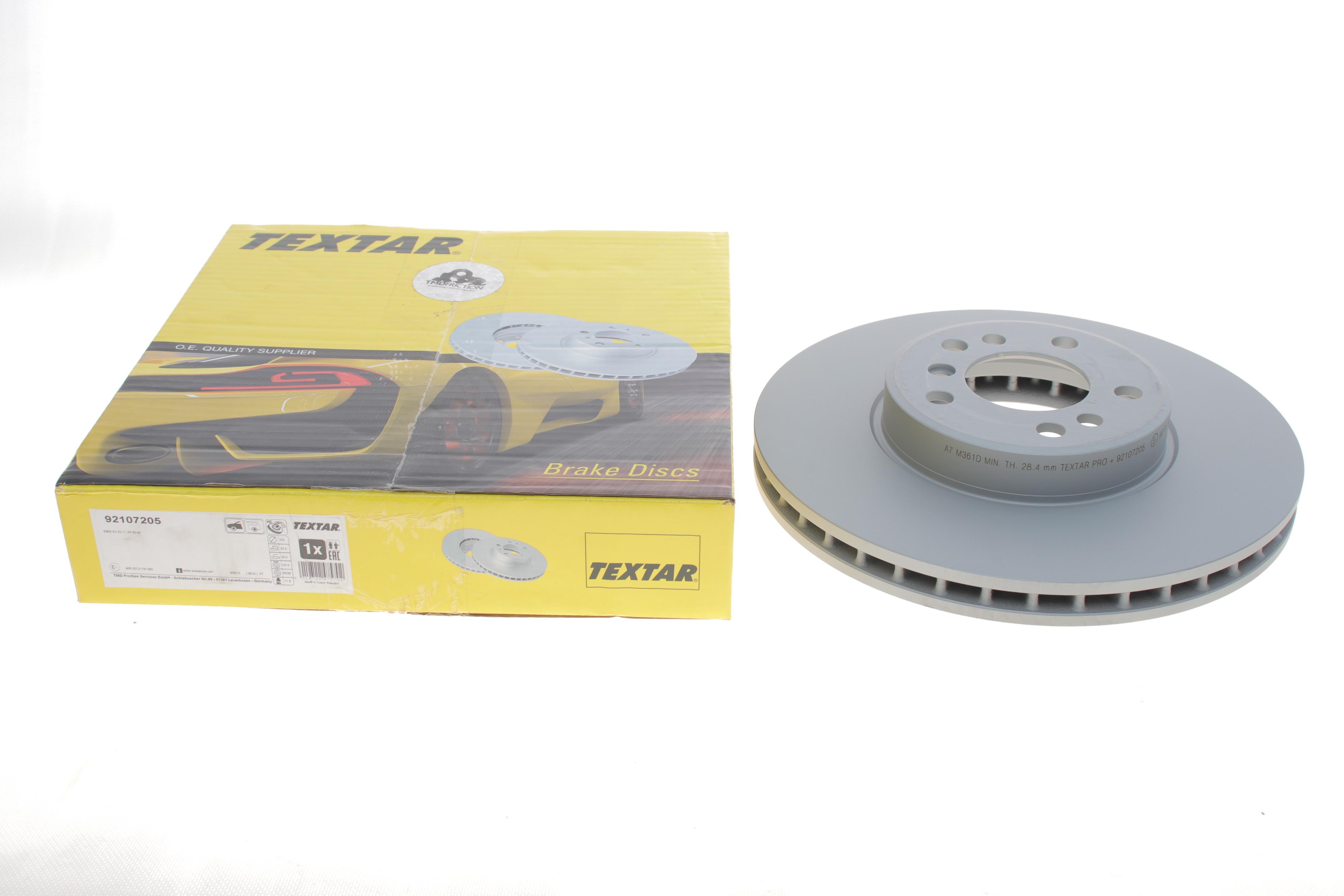 Диск гальмівний (передній) BMW X5 (E53) 00- (332x30) PRO+