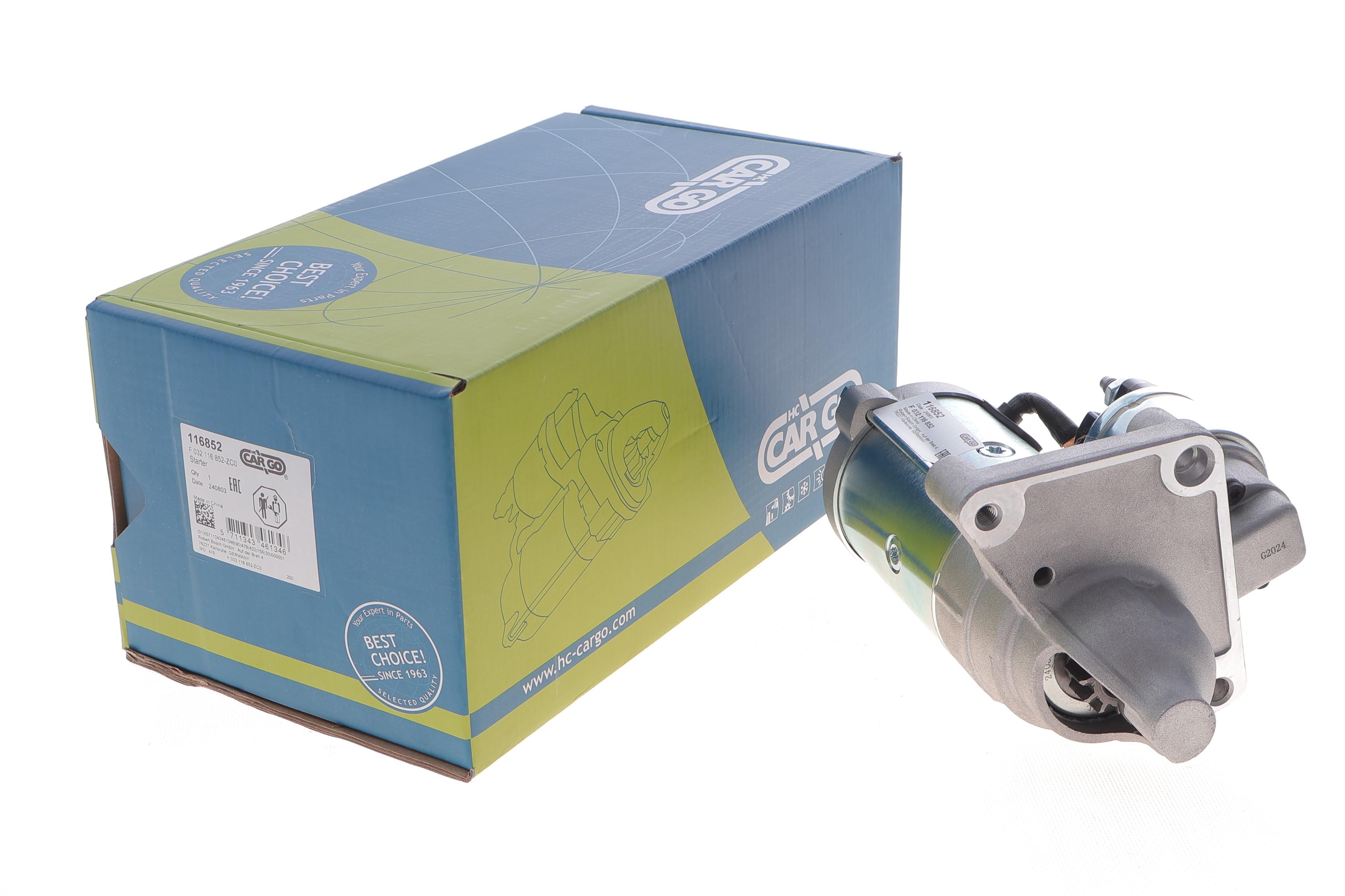 Стартер Citroen Berlingo/Peugeot Partner 1.5 BlueHDi 18- (12V/2kw) (z=12) = 116852