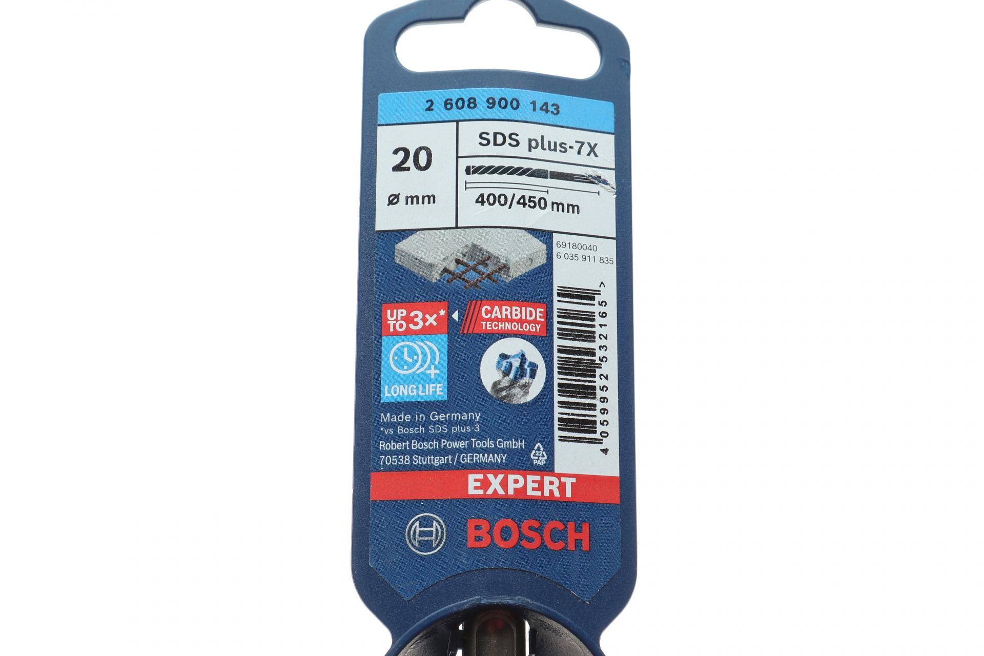 Бур Expert SDS-Plus-7X 20x400x450 мм