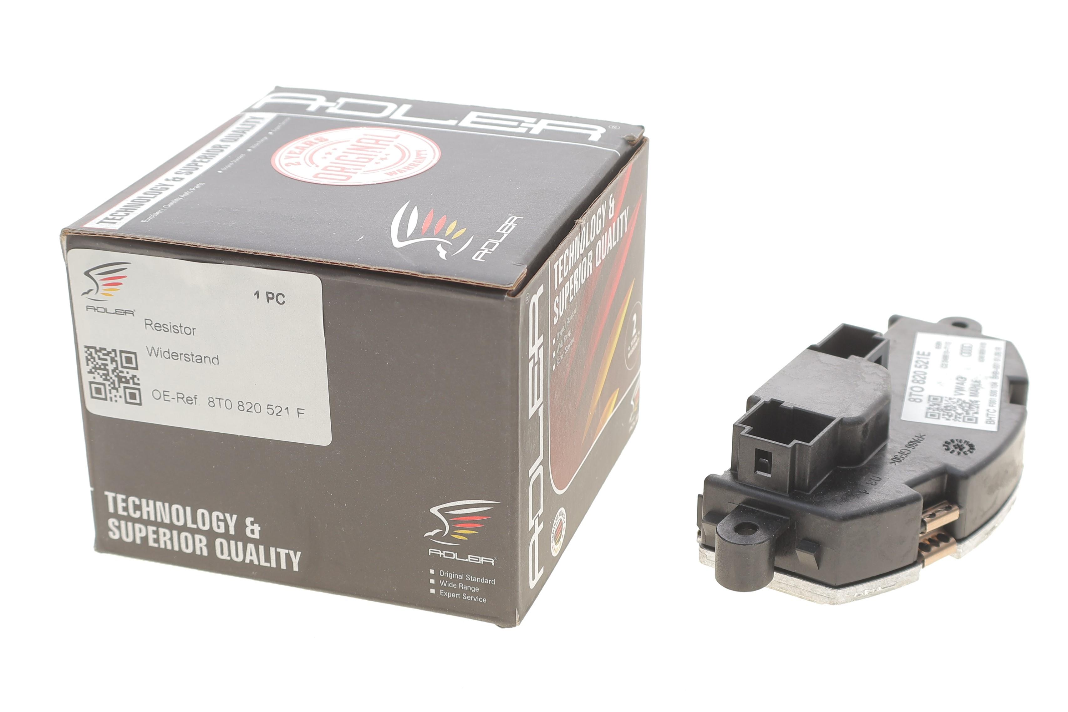 Резистор вентилятора пічки Audi A4 08-